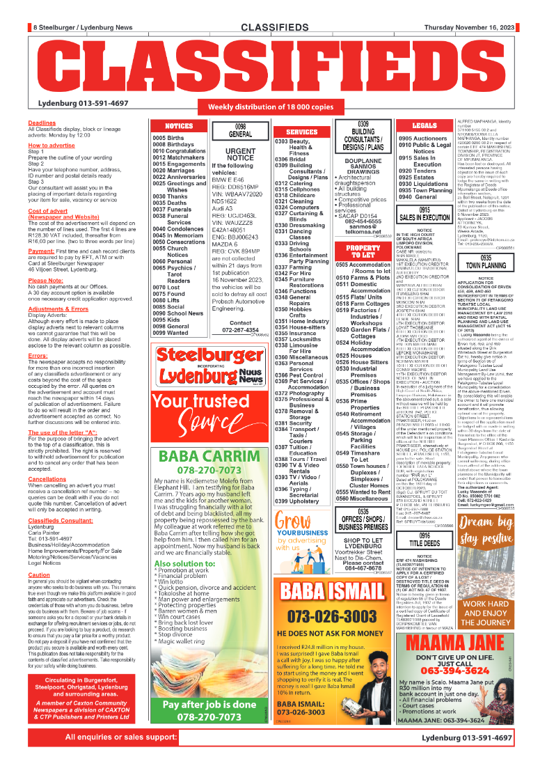 Steelburger News 16 November 2023 page 8