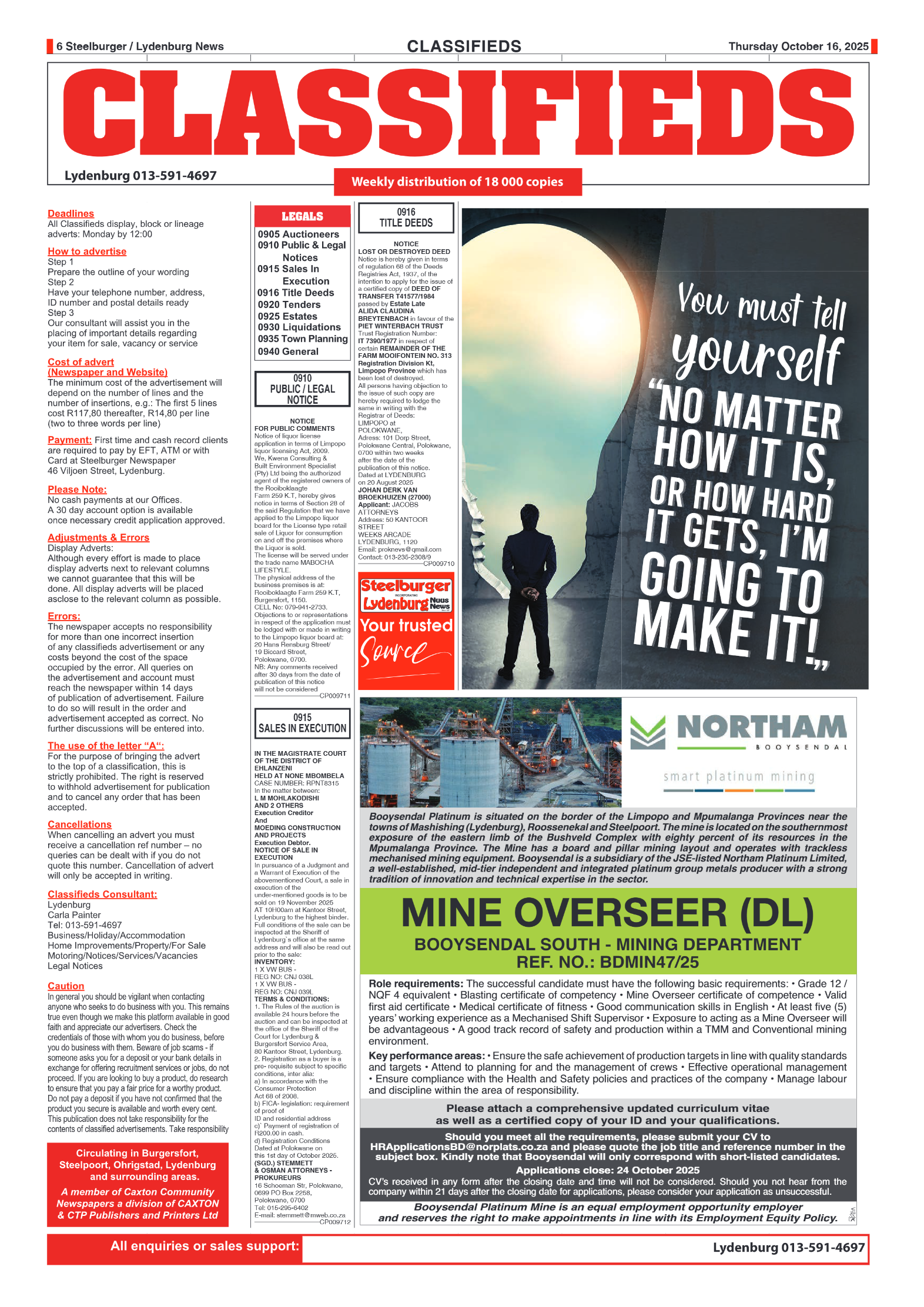 Steelburger News 16 October 2025 page 6