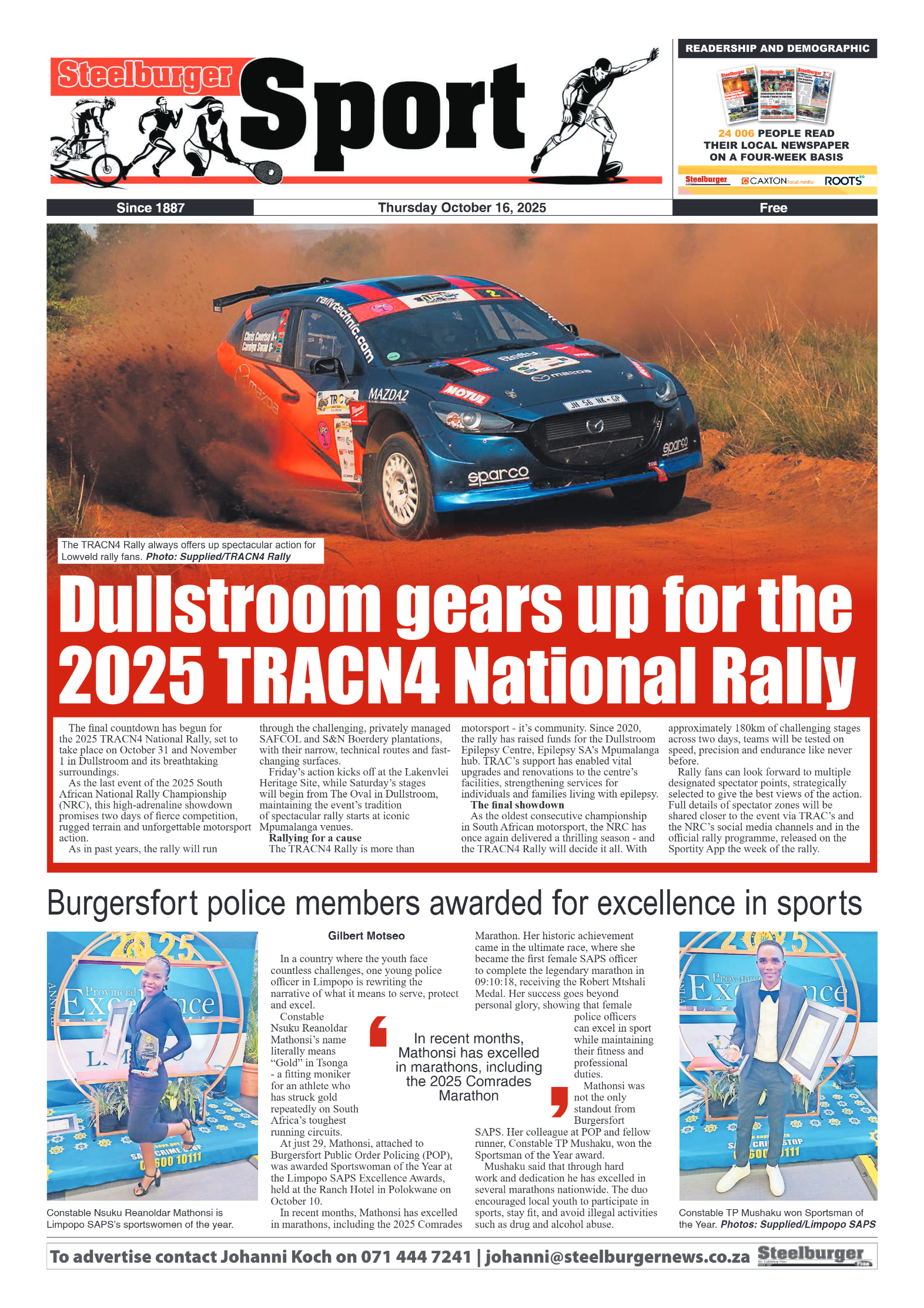 Steelburger News 16 October 2025 page 8