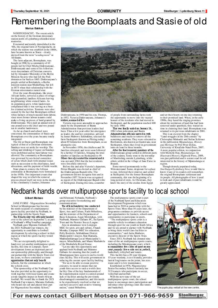 Steelburger News 16 September 2021 page 11