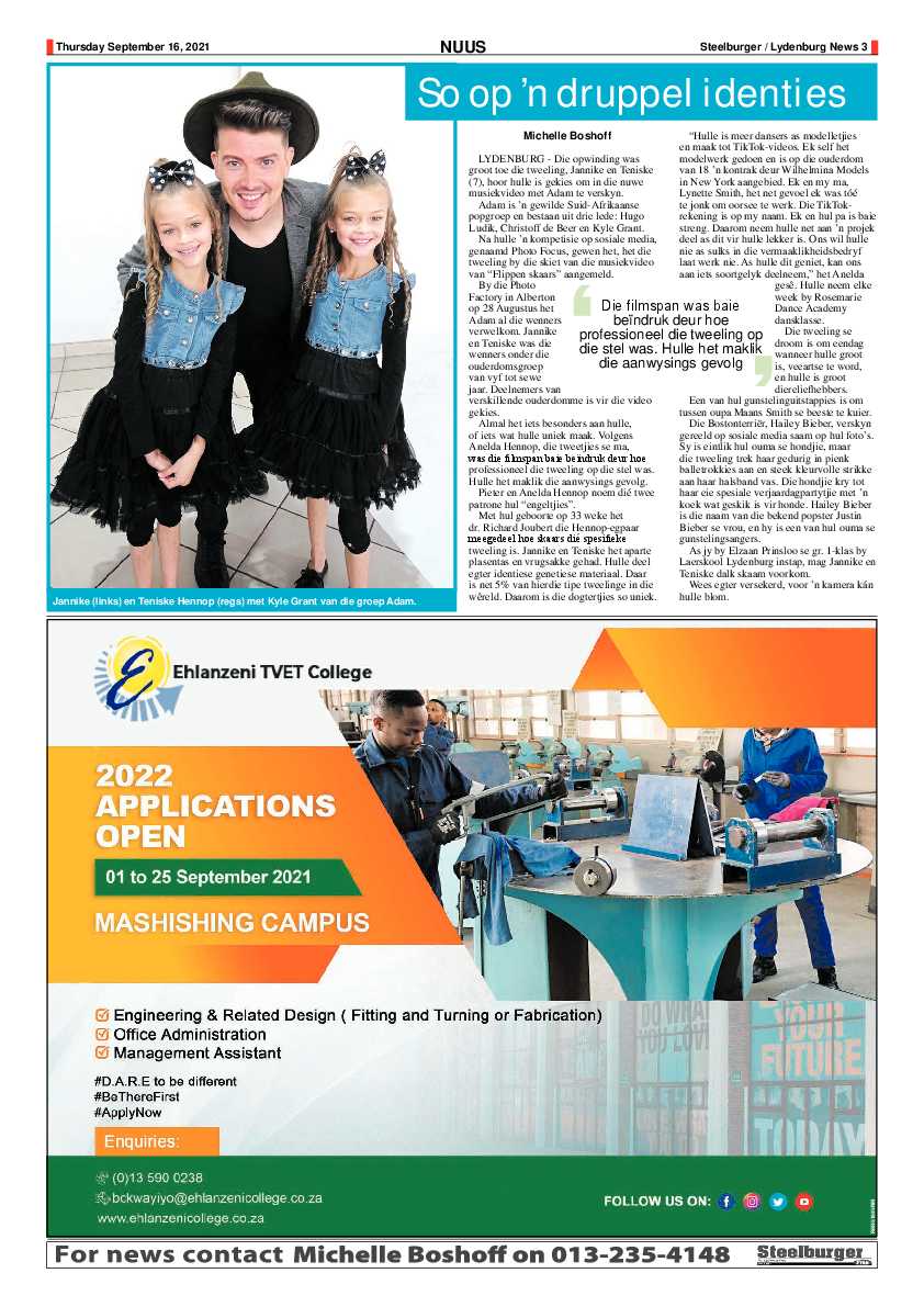 Steelburger News 16 September 2021 page 3