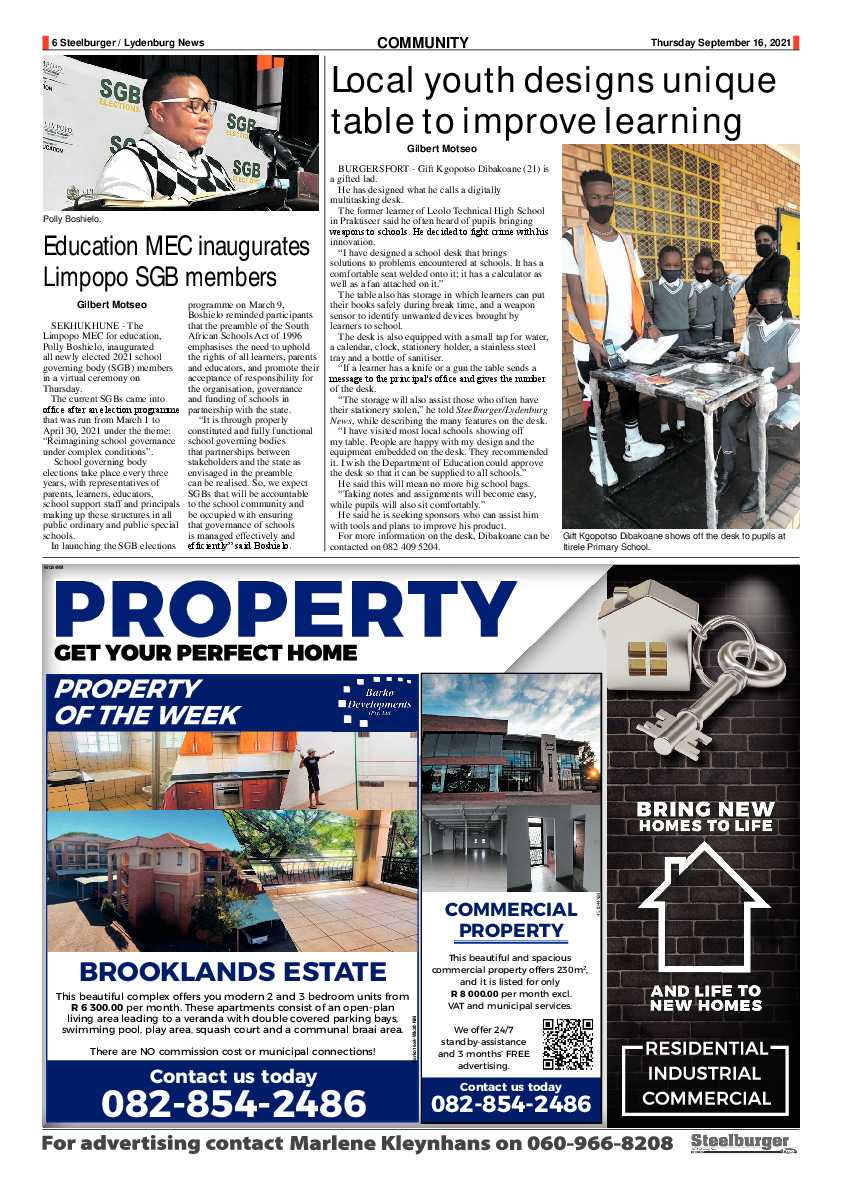 Steelburger News 16 September 2021 page 6