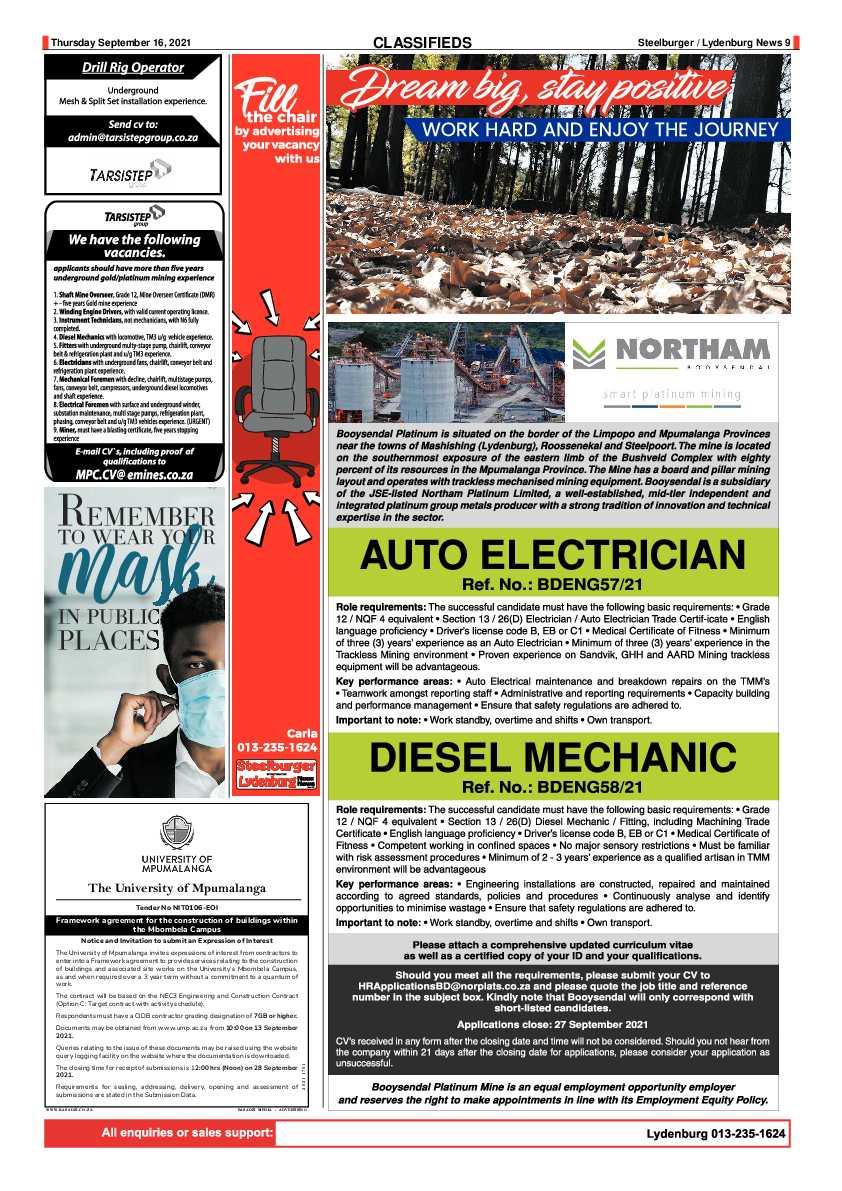 Steelburger News 16 September 2021 page 9