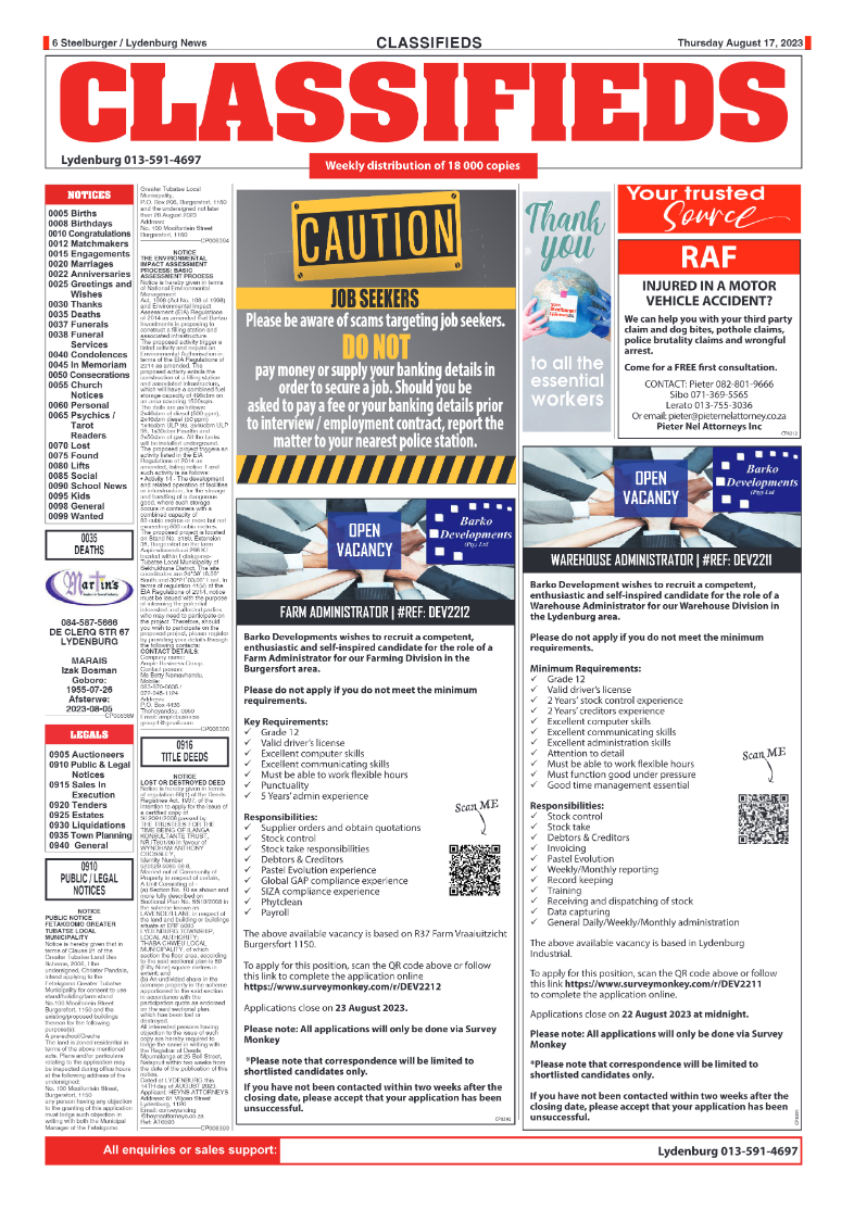 Steelburger News 17 August 2023 page 6