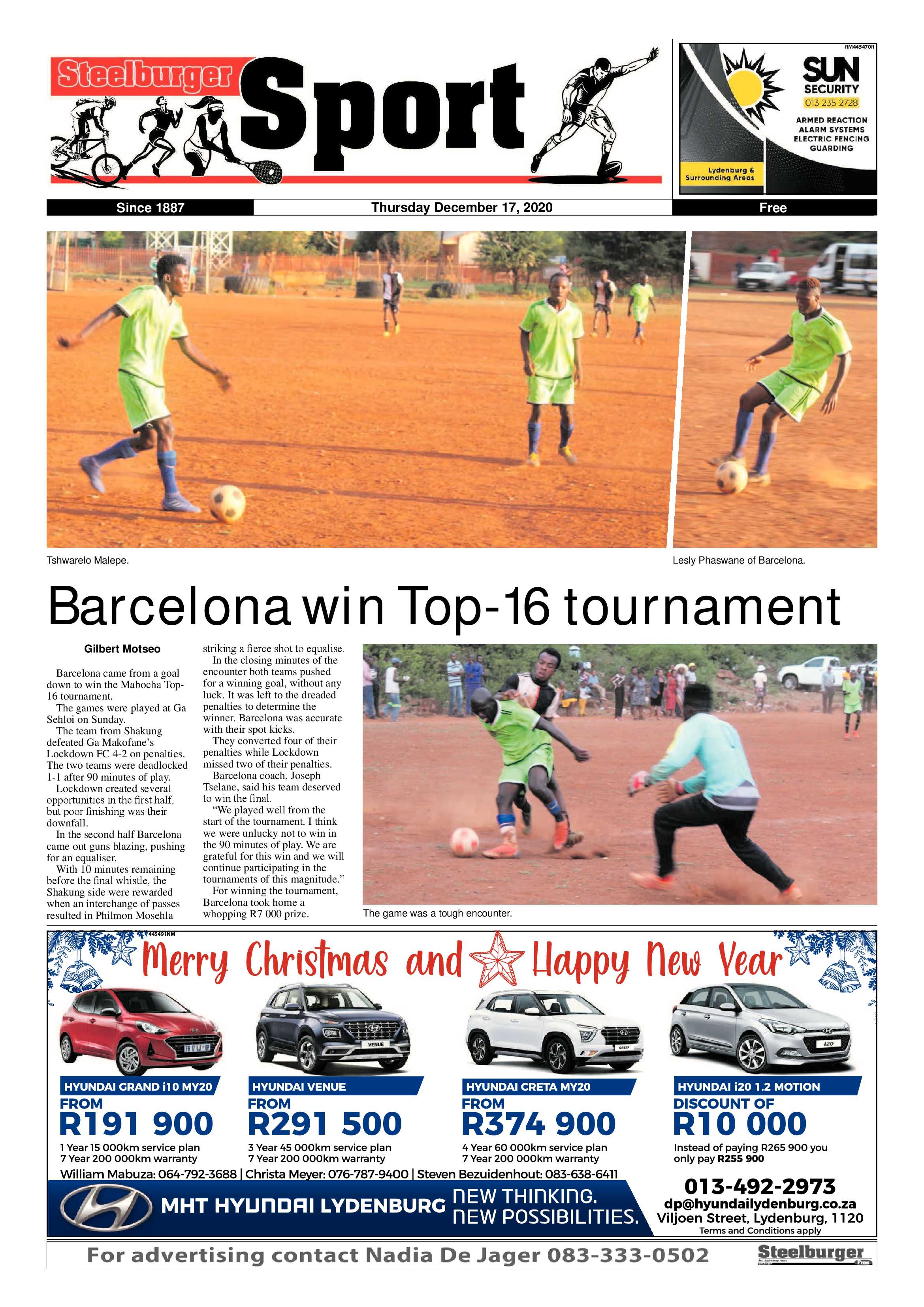Steelburger News 17 December 2020 page 12