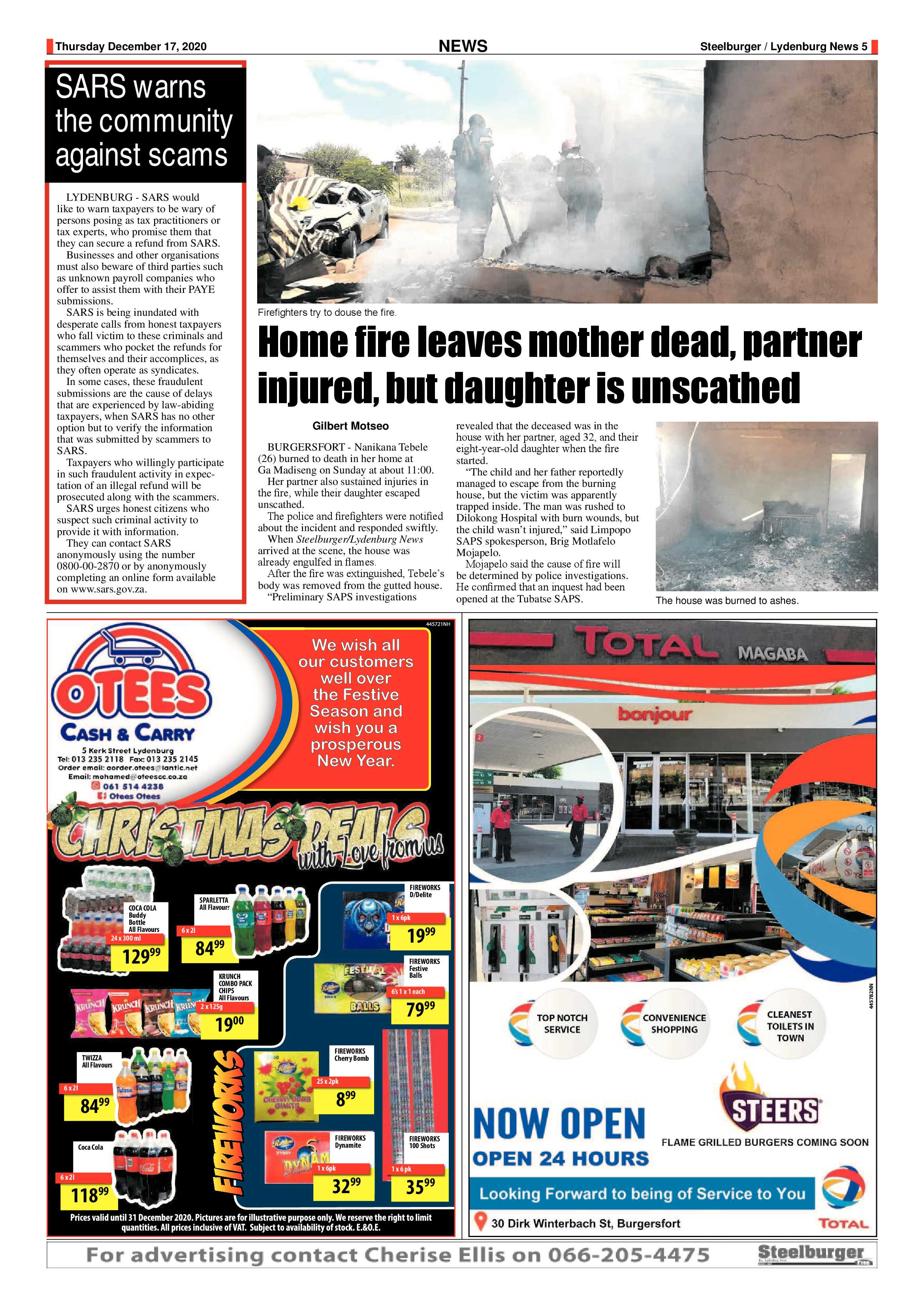 Steelburger News 17 December 2020 page 5