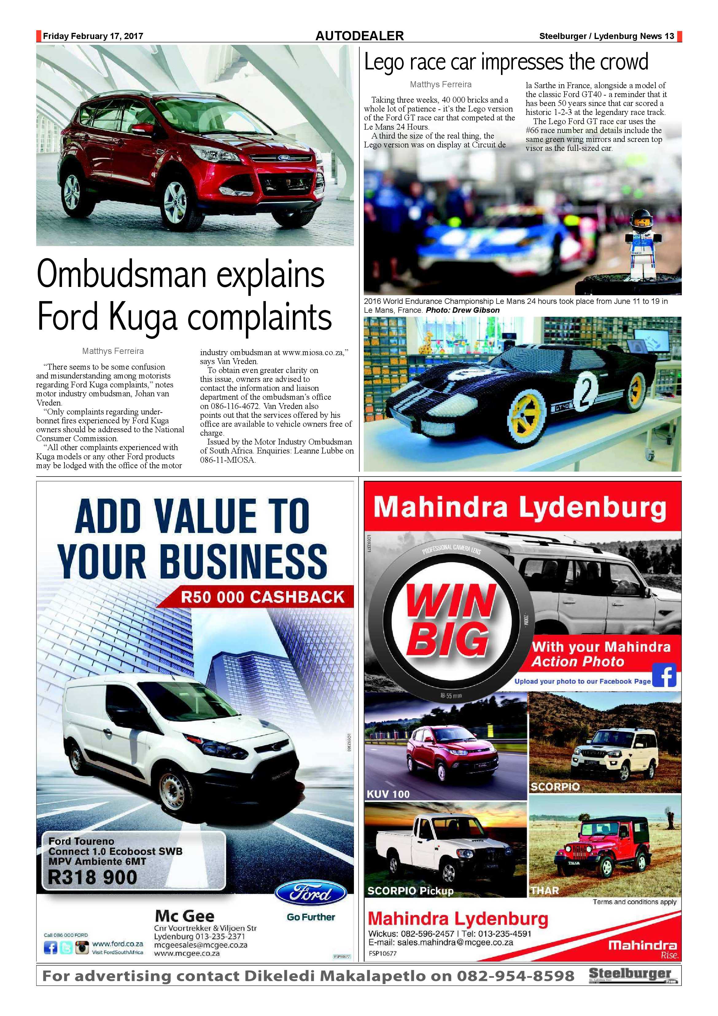 Steelburger News 17 February 2017 page 13