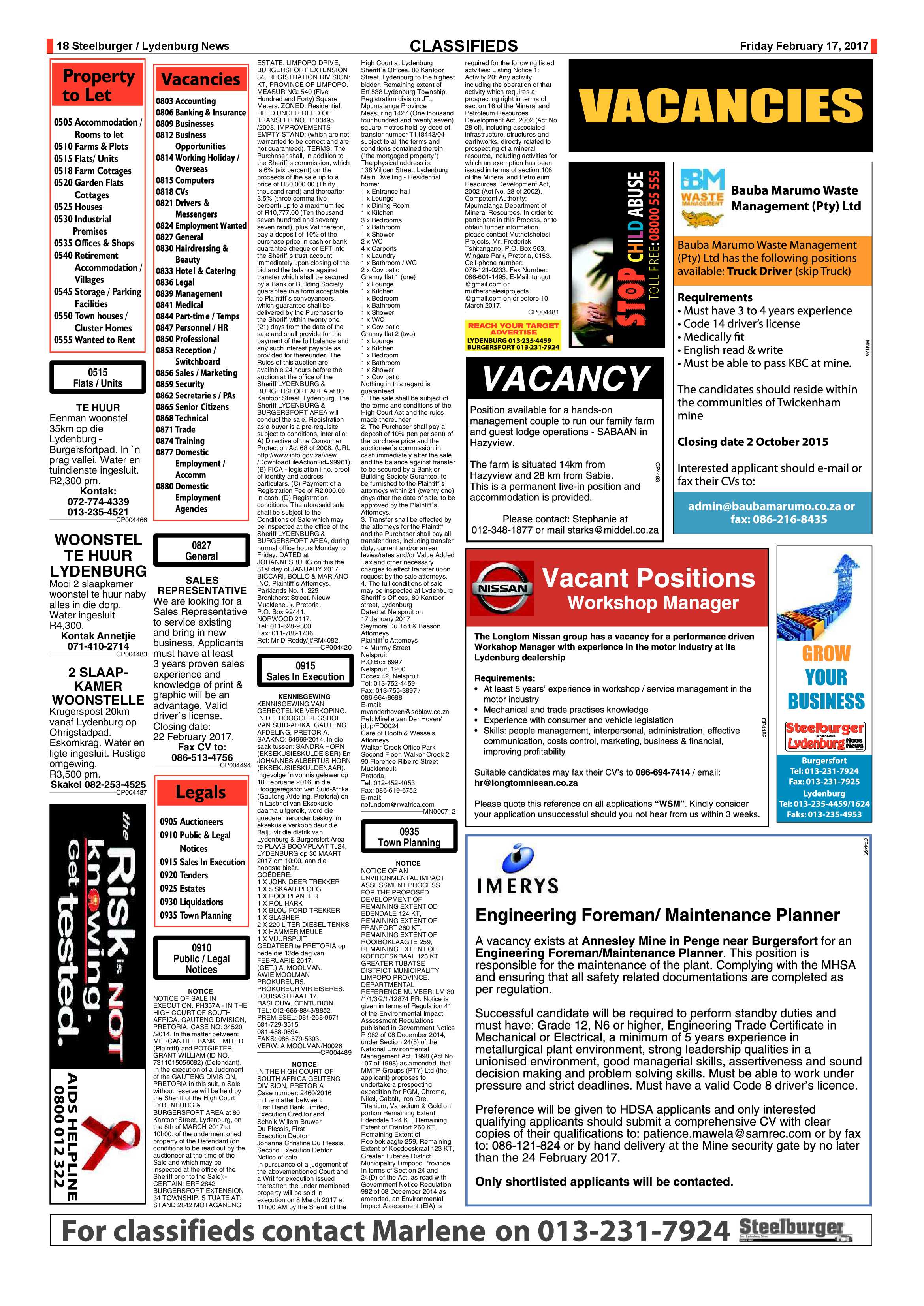Steelburger News 17 February 2017 page 18