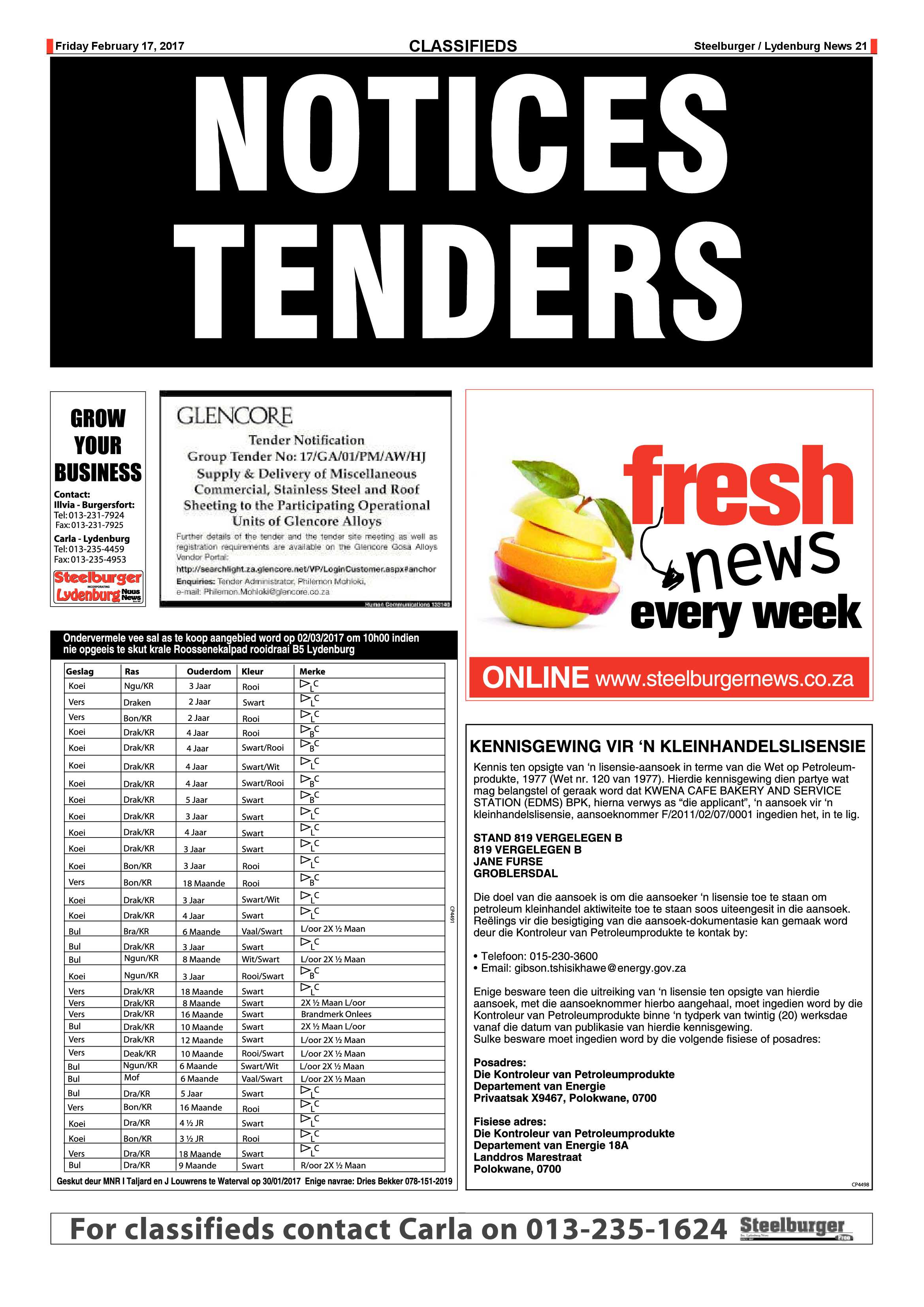 Steelburger News 17 February 2017 page 21