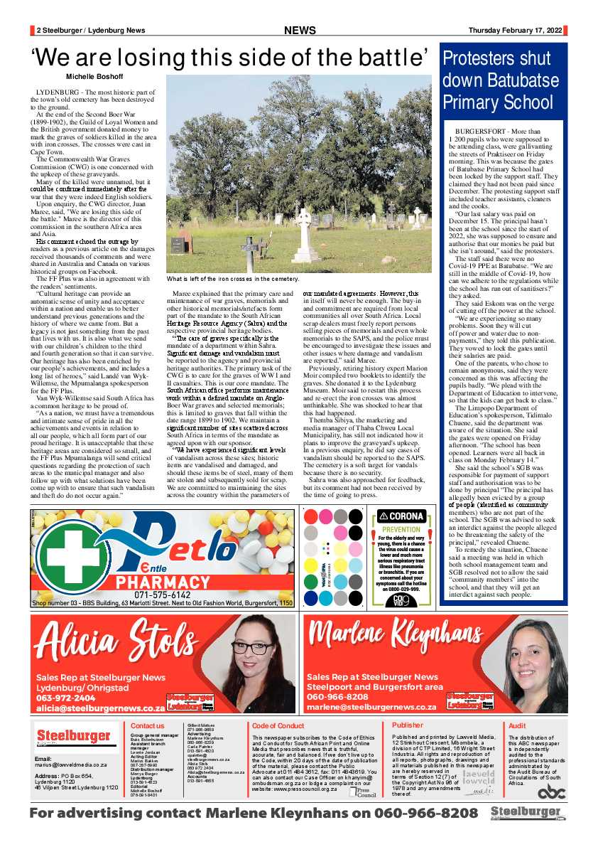 Steelburger News 17 February 2022 page 2