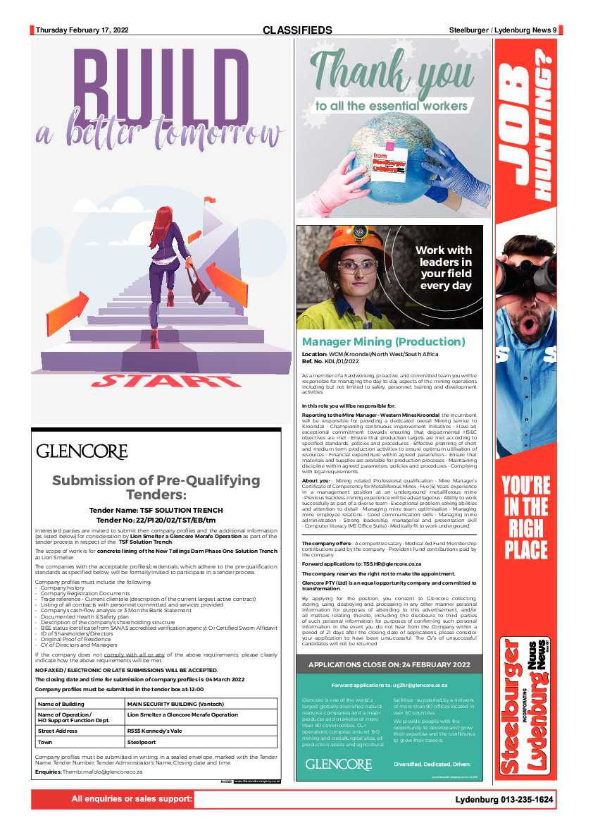 Steelburger News 17 February 2022 page 9