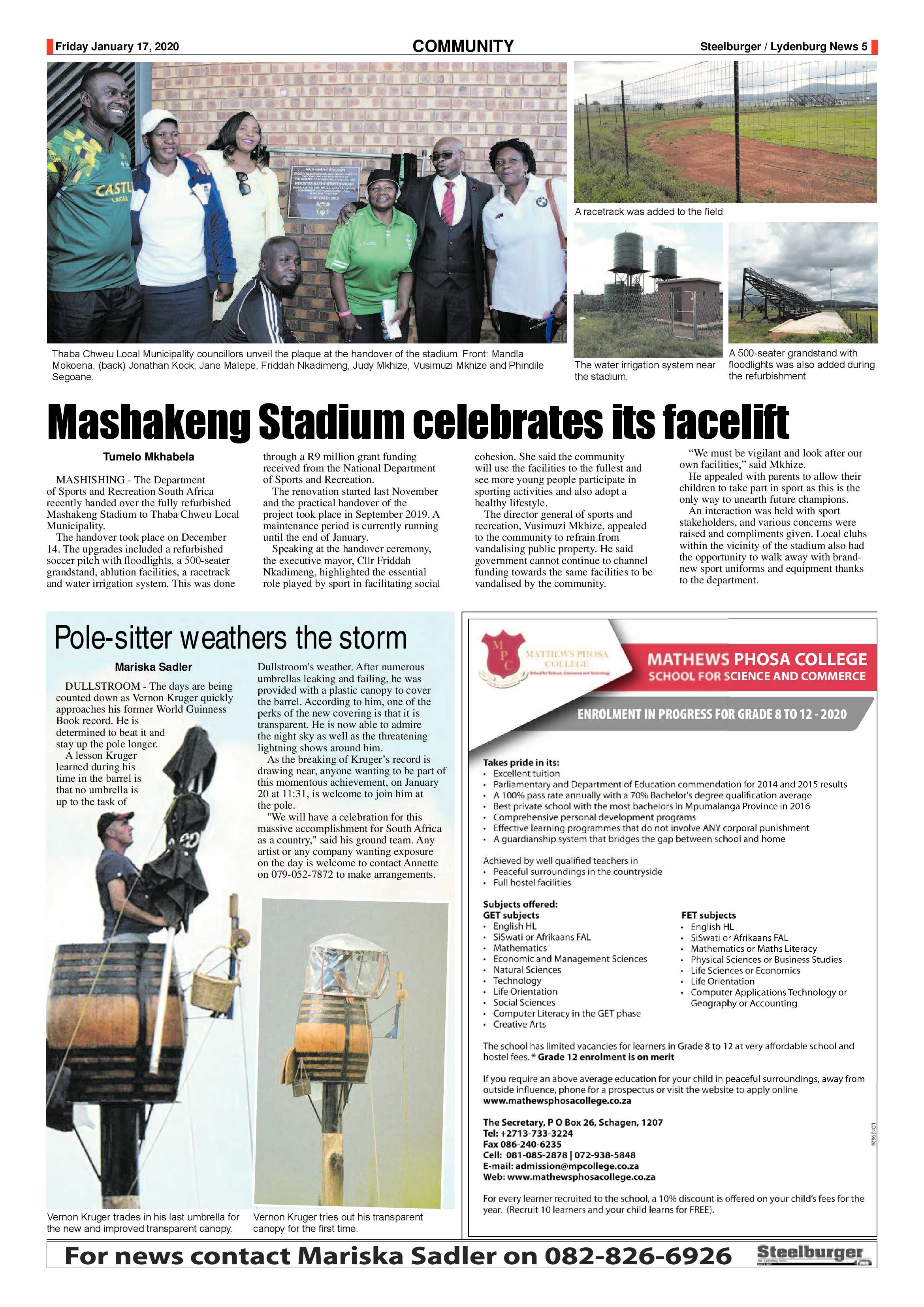 Steelburger News 17 January 2020 page 5