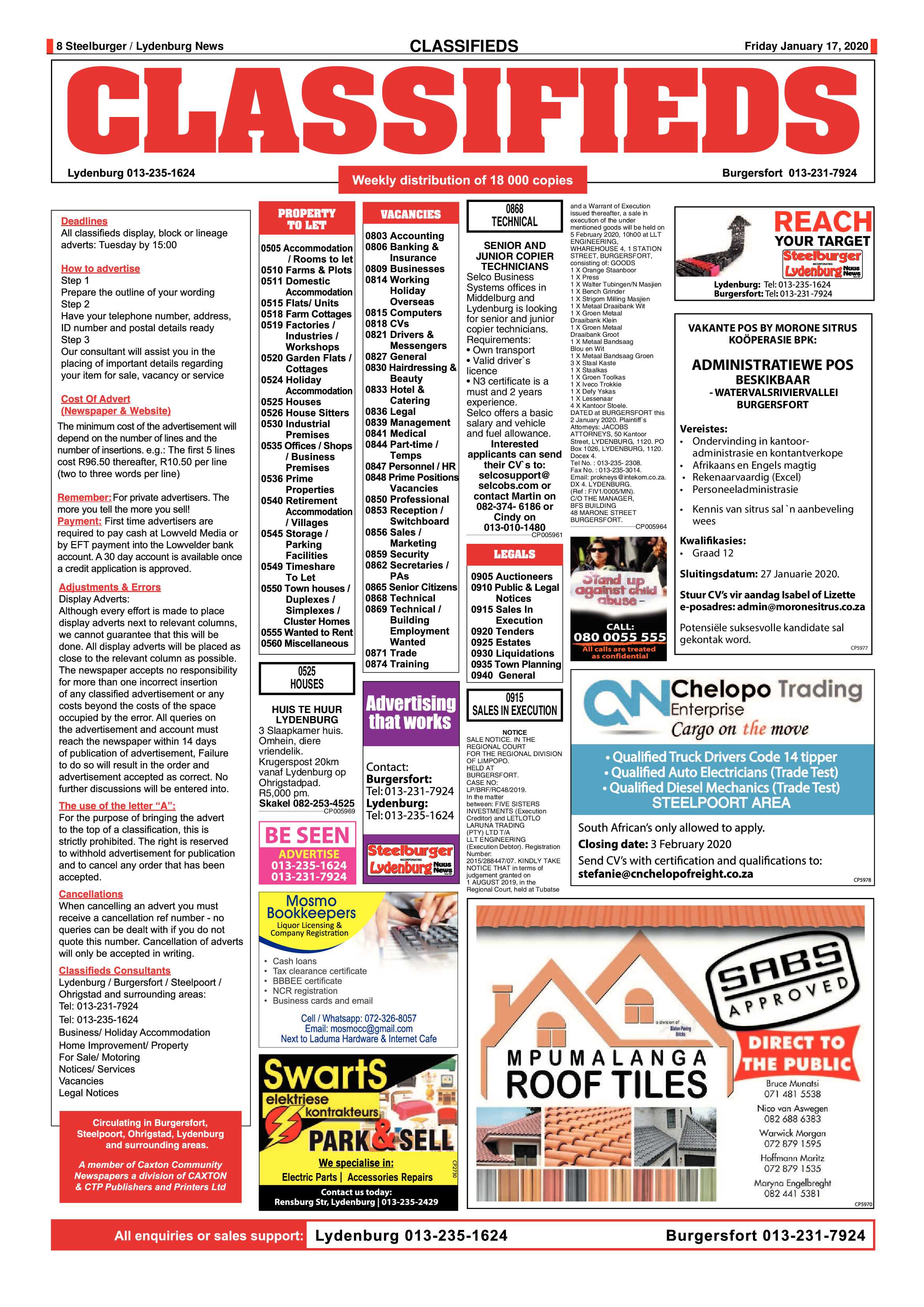 Steelburger News 17 January 2020 page 8