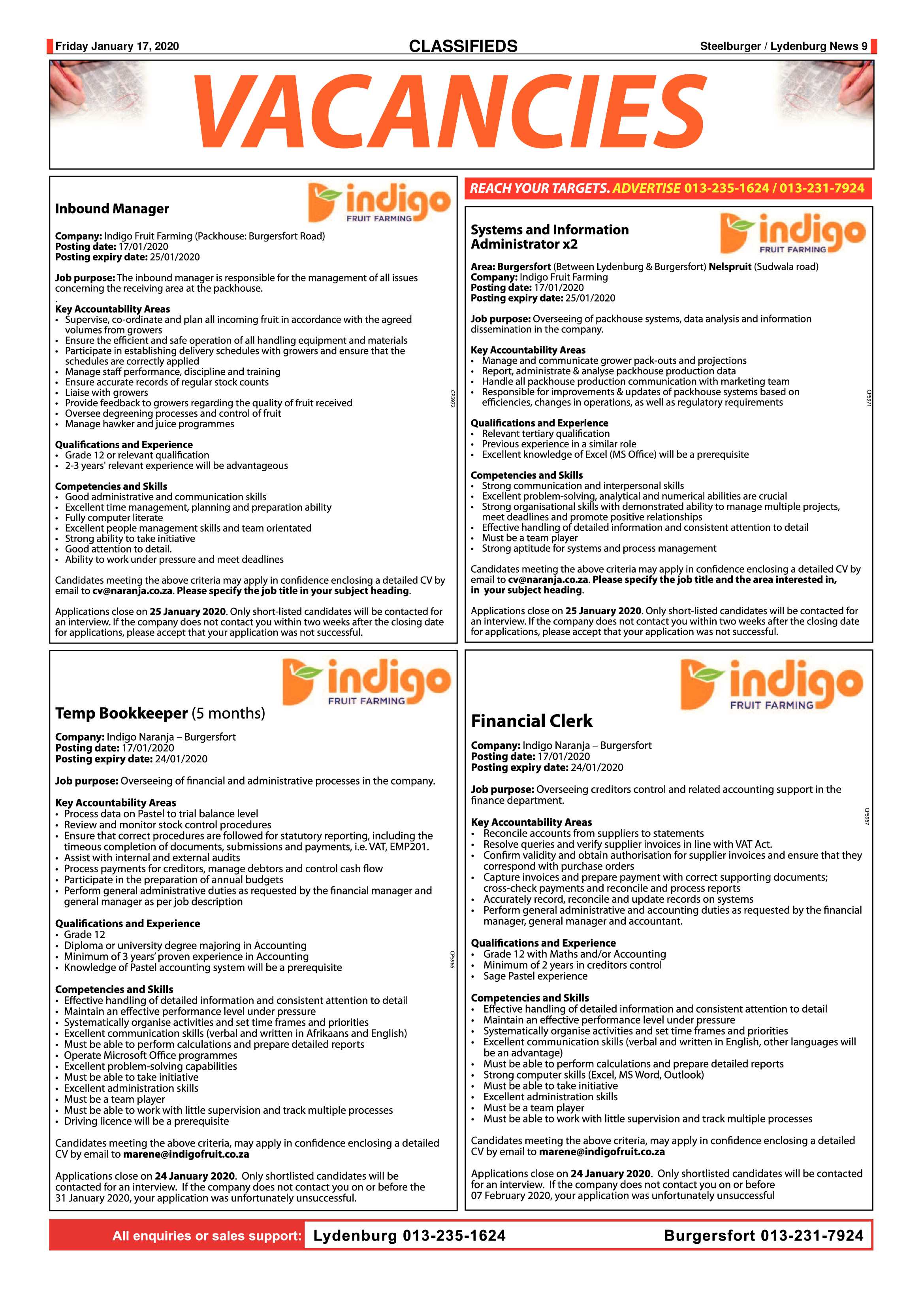 Steelburger News 17 January 2020 page 9