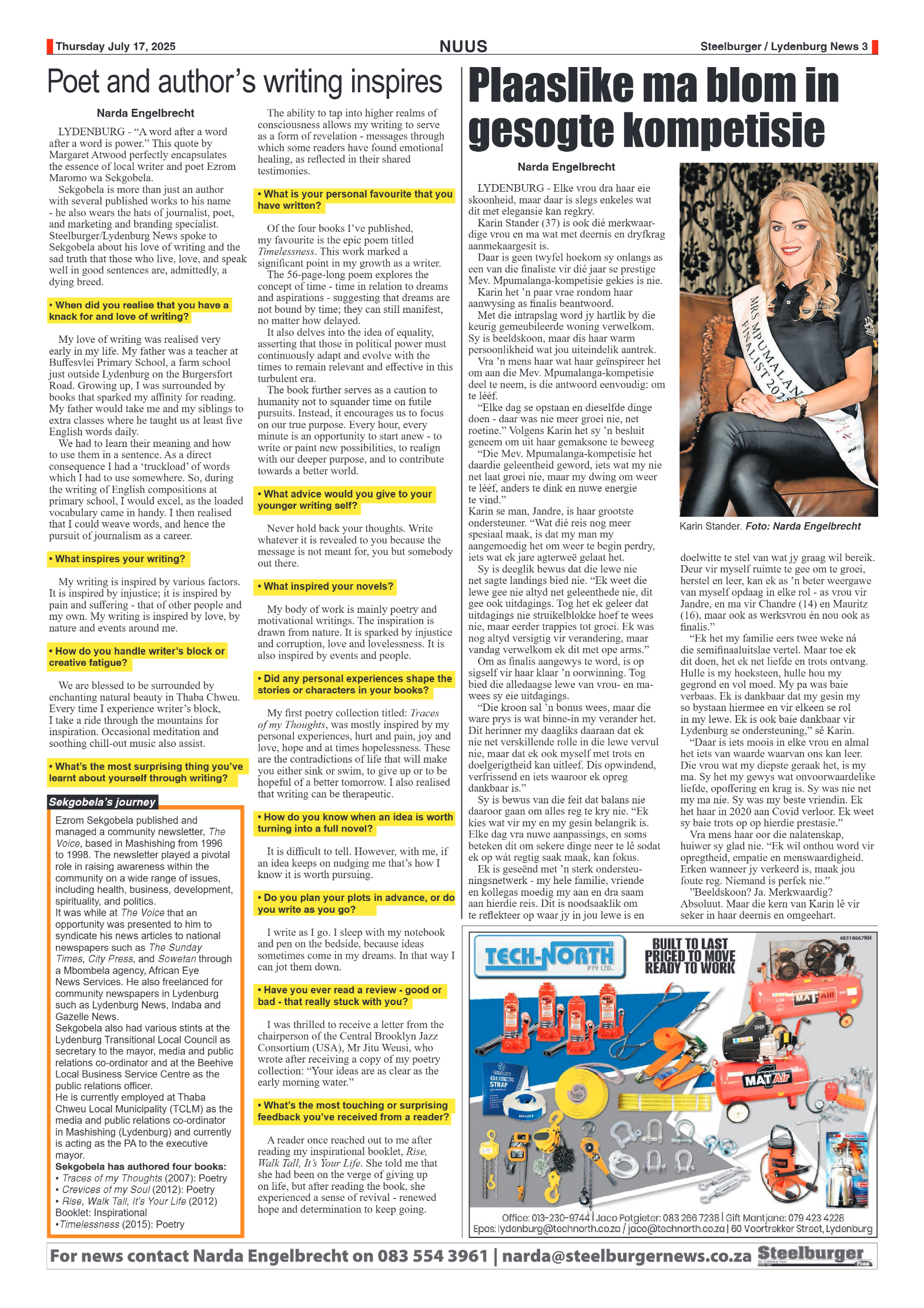 Steelburger News 17 July 2025 page 3