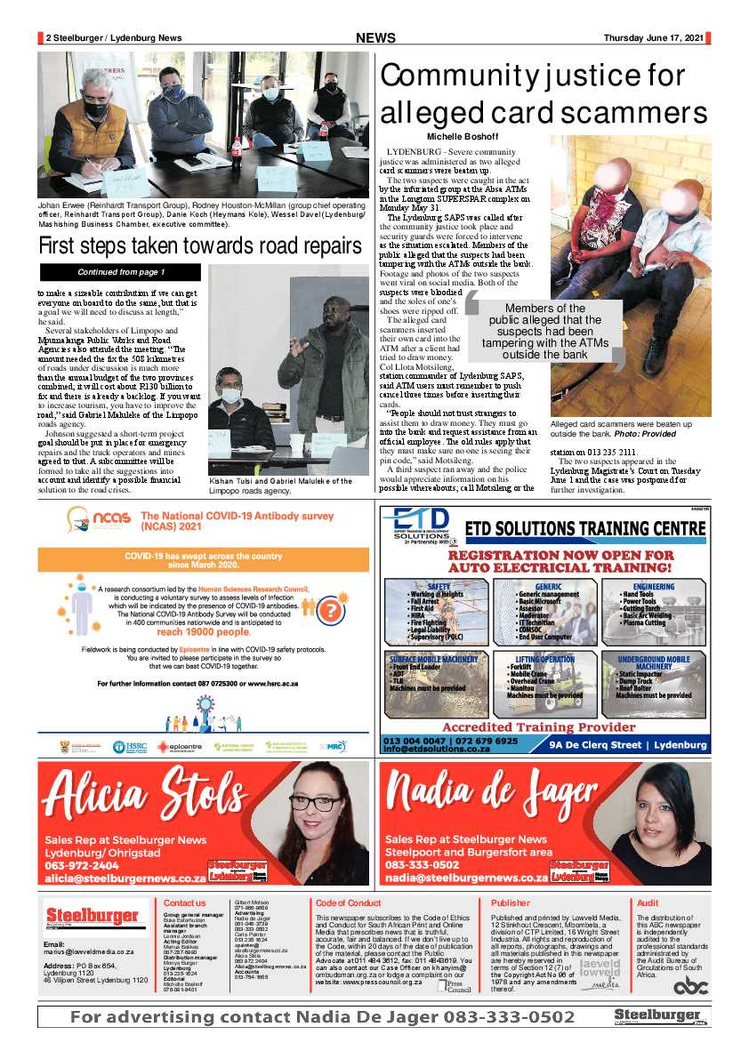 Steelburger News 17 June 2021 page 2