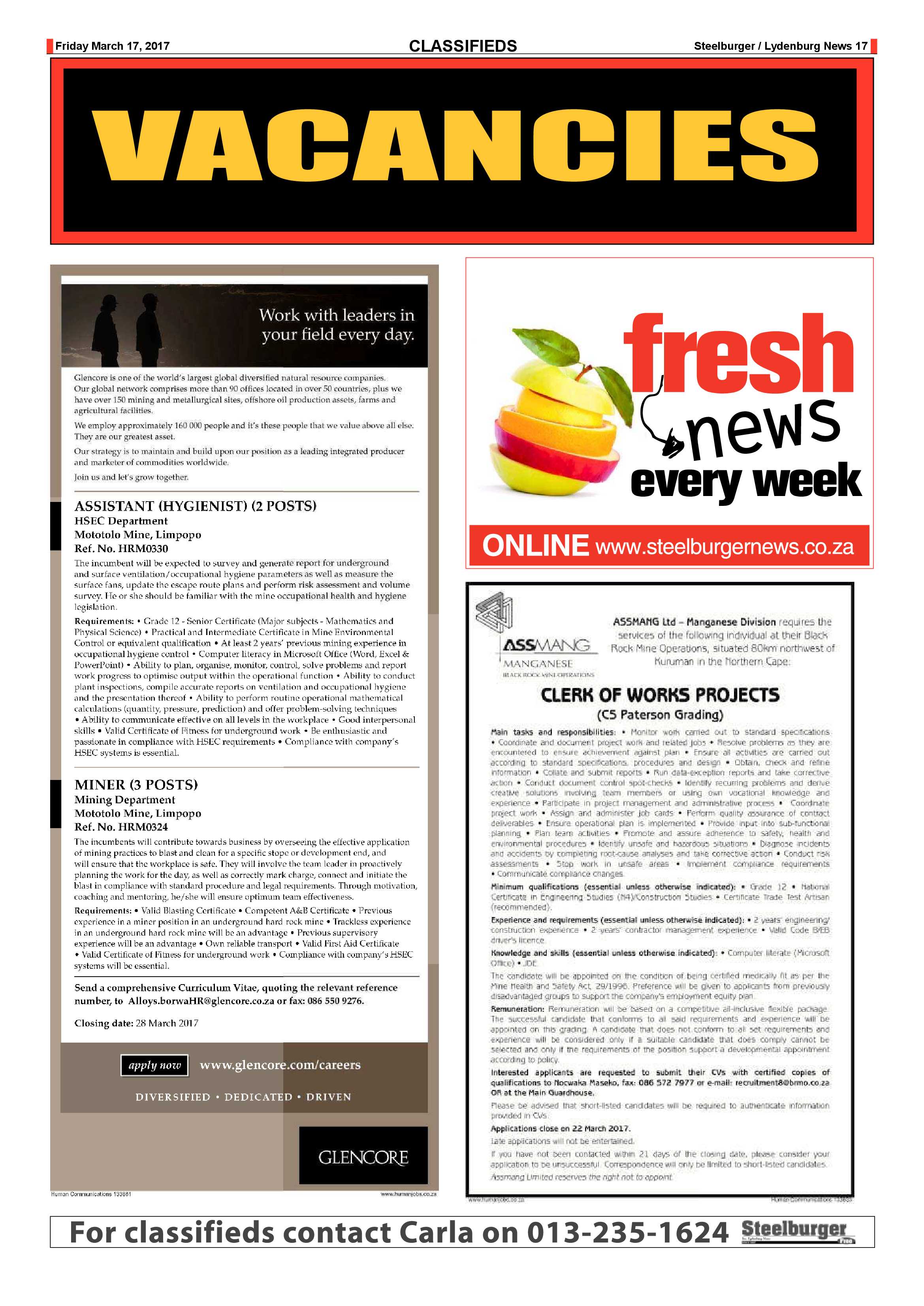 Steelburger News 17 March 2017 page 17