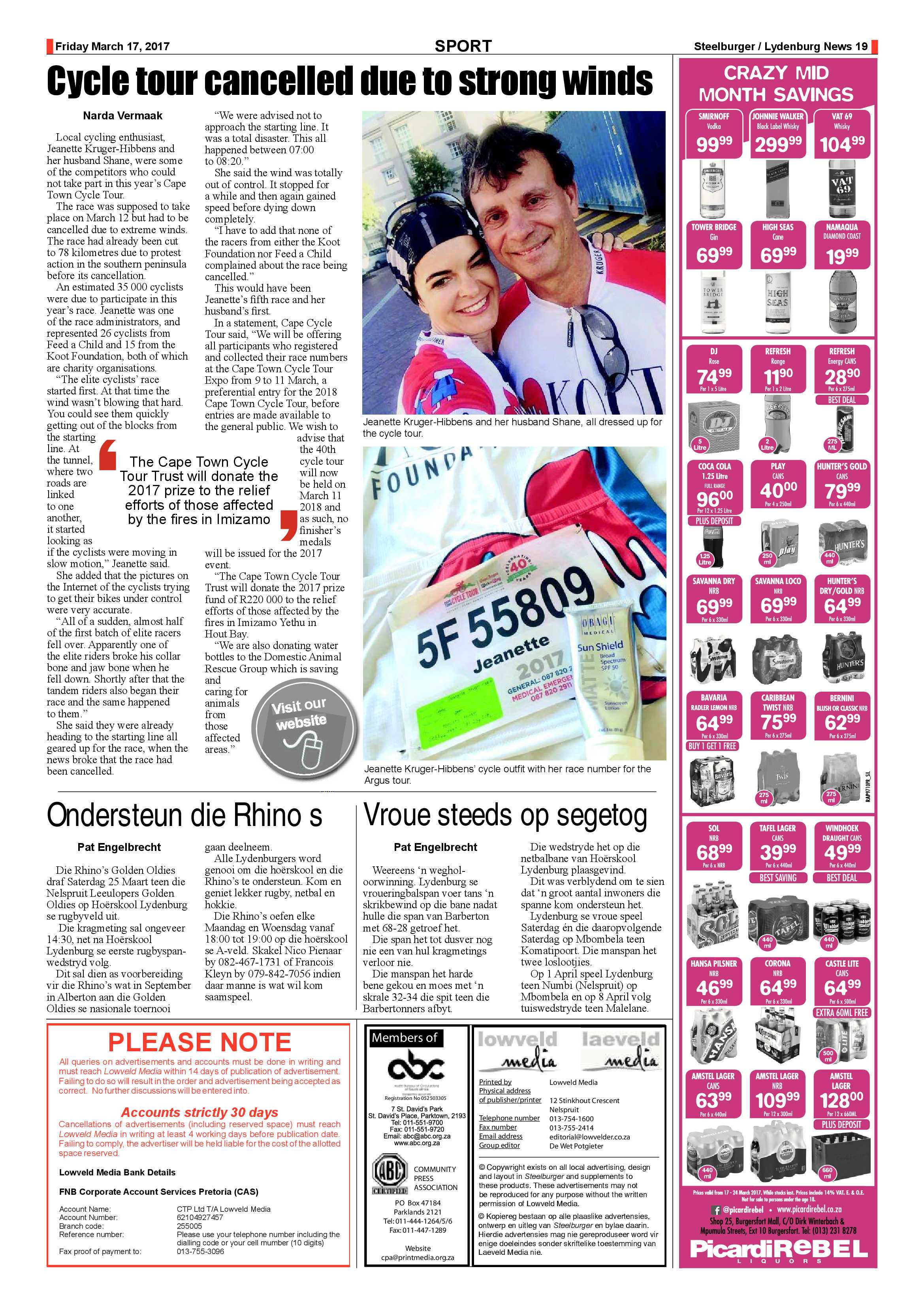 Steelburger News 17 March 2017 page 19