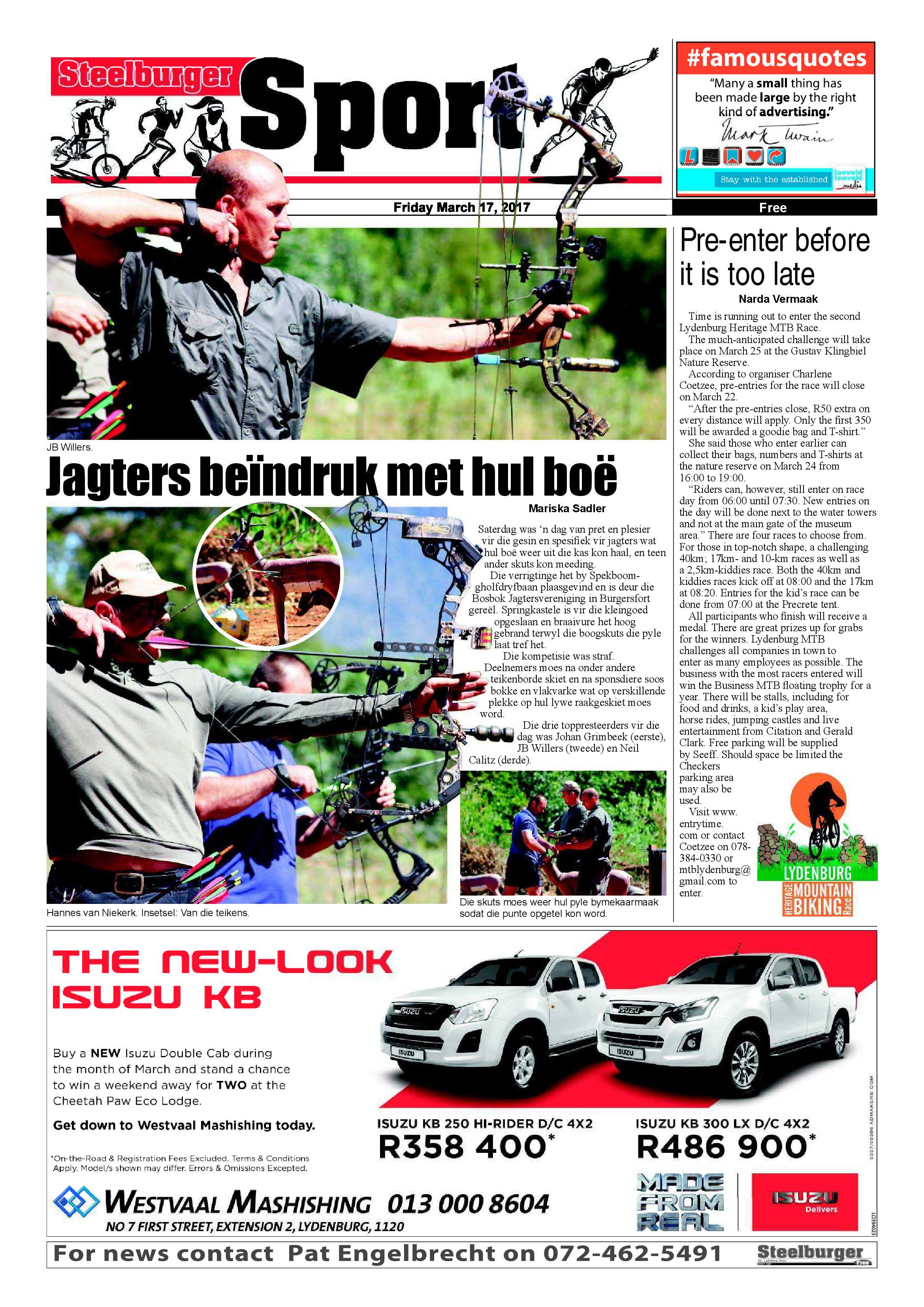 Steelburger News 17 March 2017 page 20