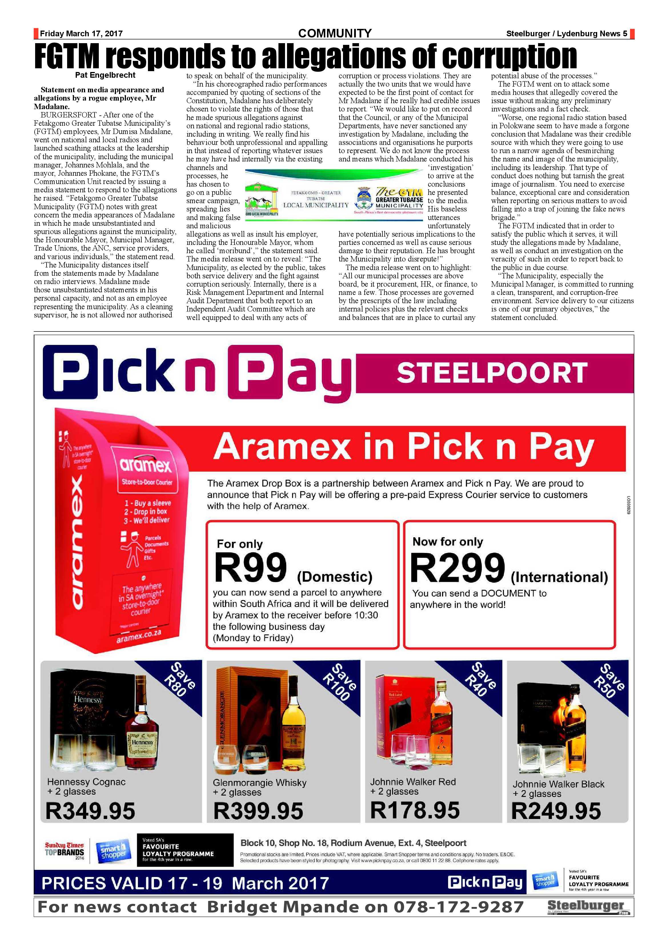 Steelburger News 17 March 2017 page 5