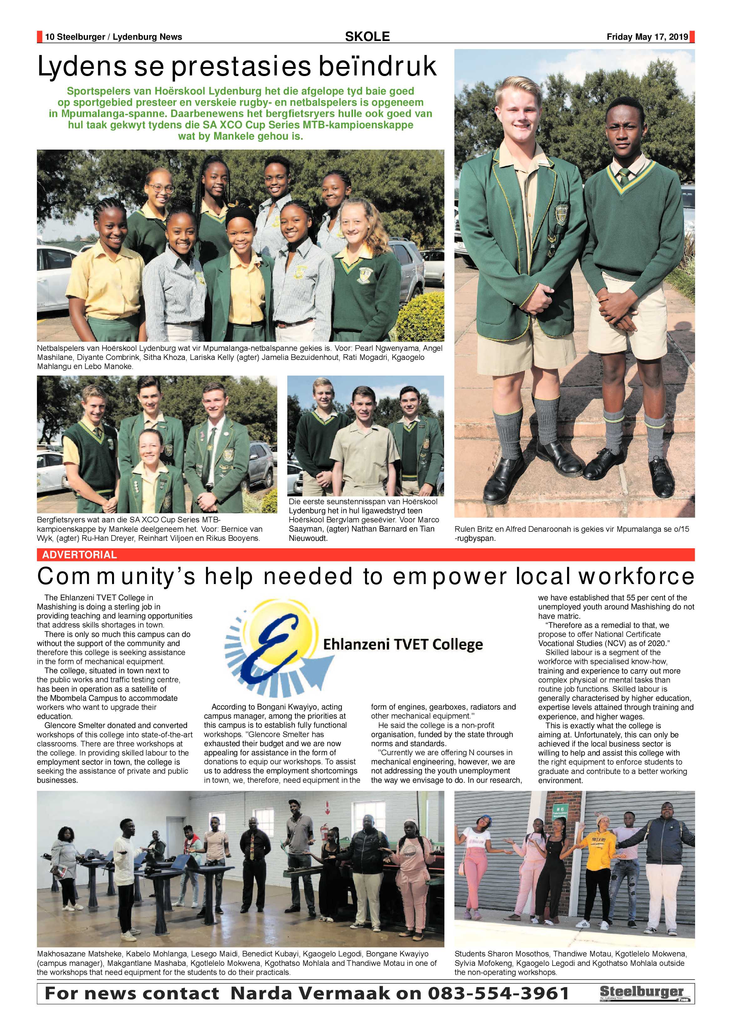 Steelburger News 17 May 2019 page 10