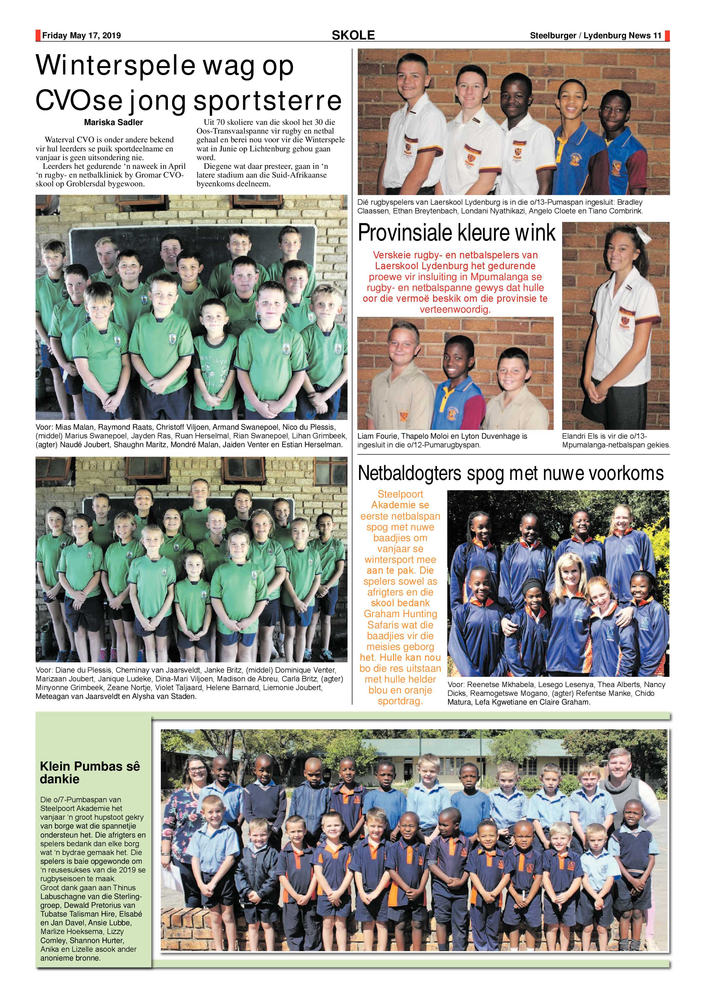 Steelburger News 17 May 2019 page 11