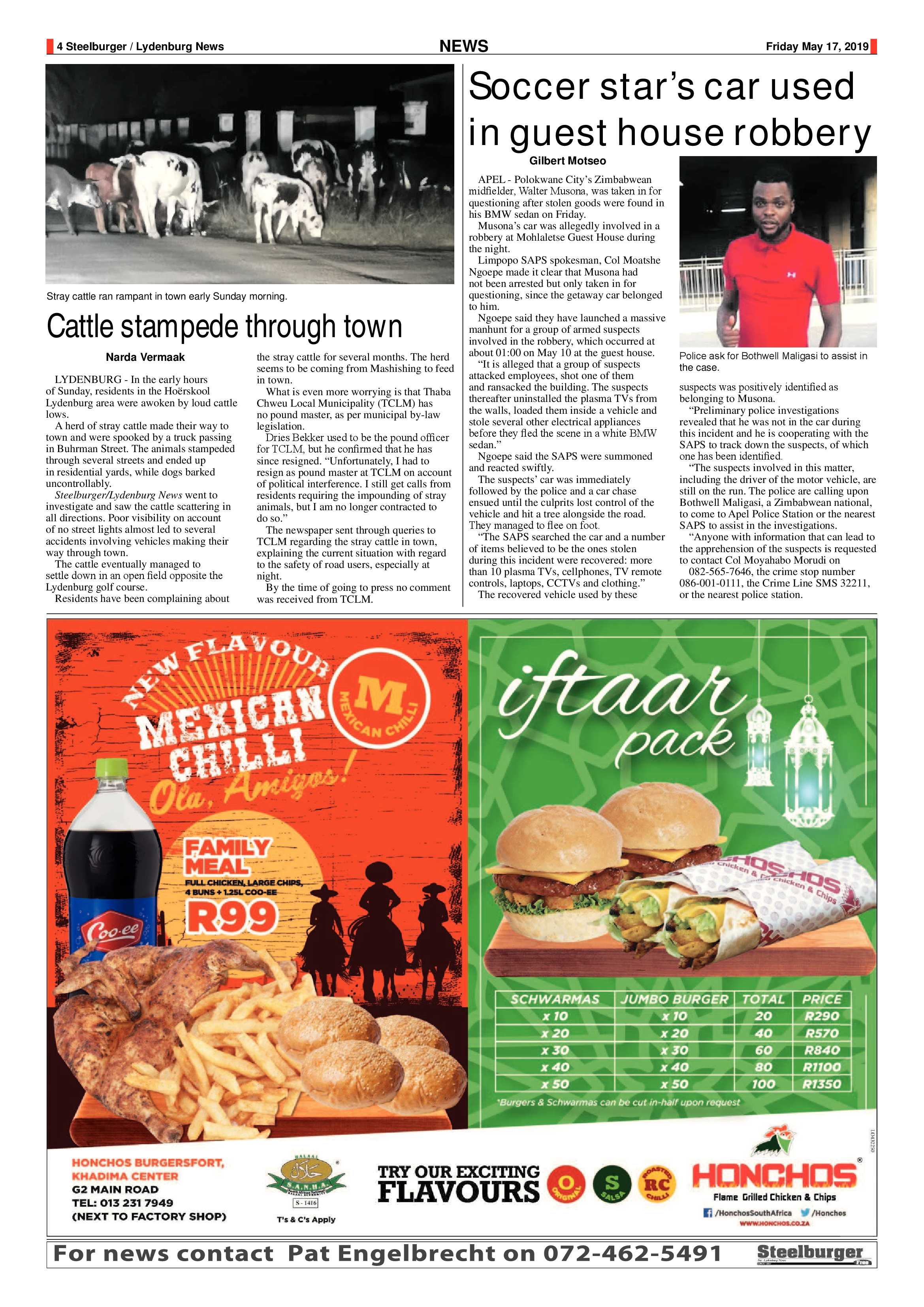 Steelburger News 17 May 2019 page 4