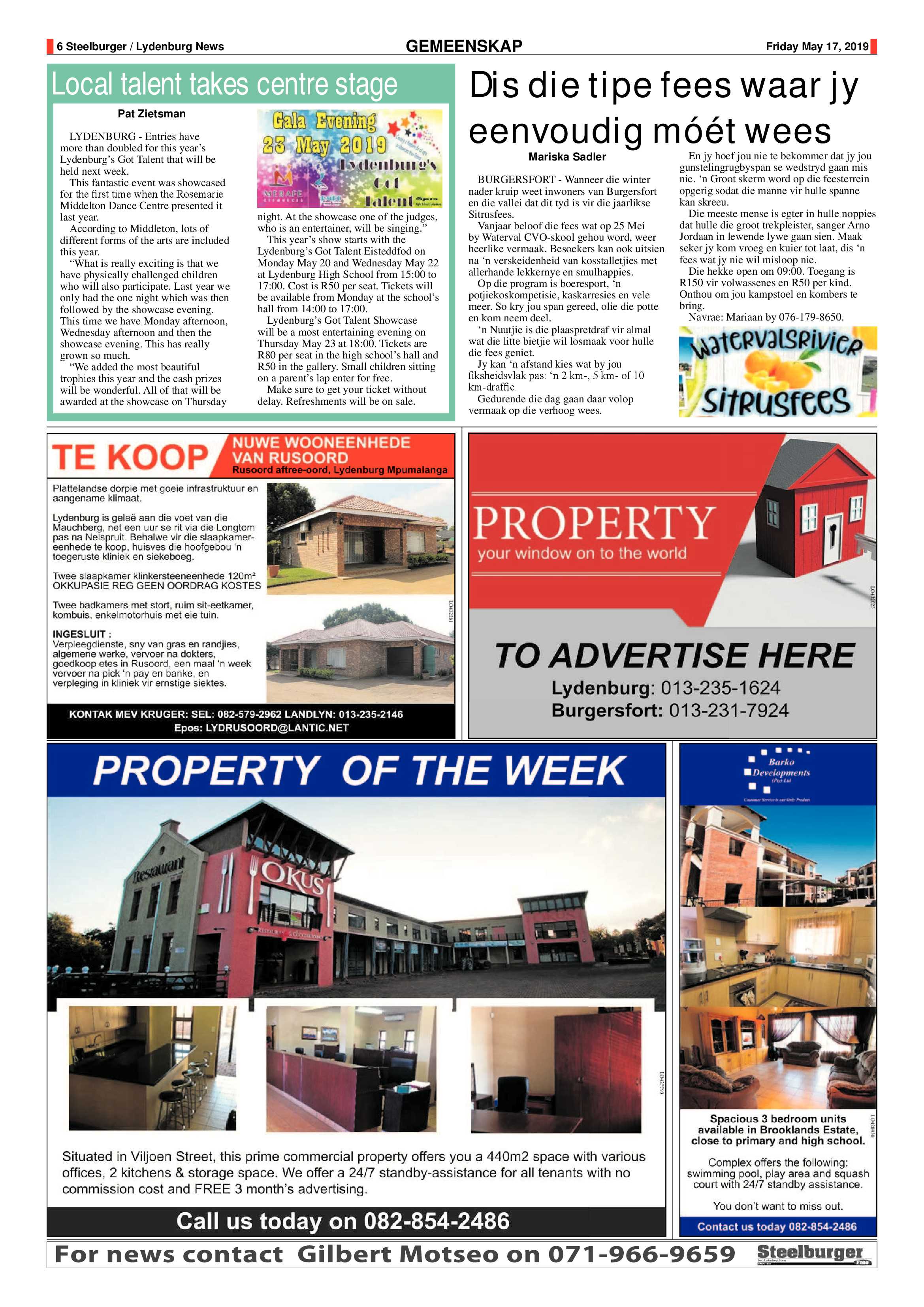 Steelburger News 17 May 2019 page 6
