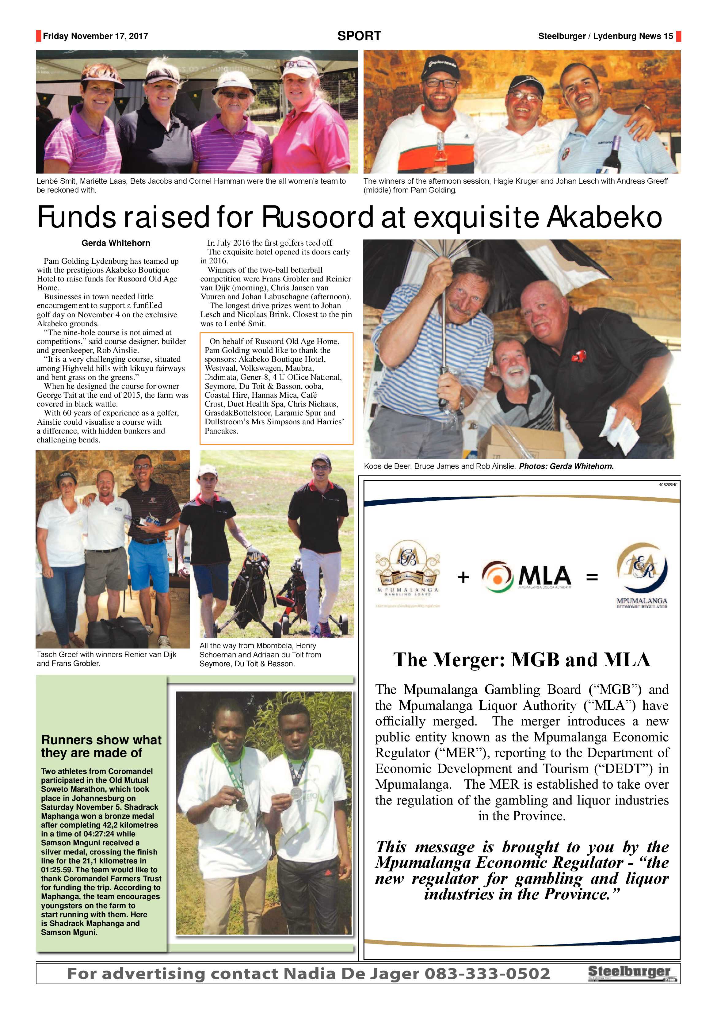 Steelburger News 17 November 2017 page 15