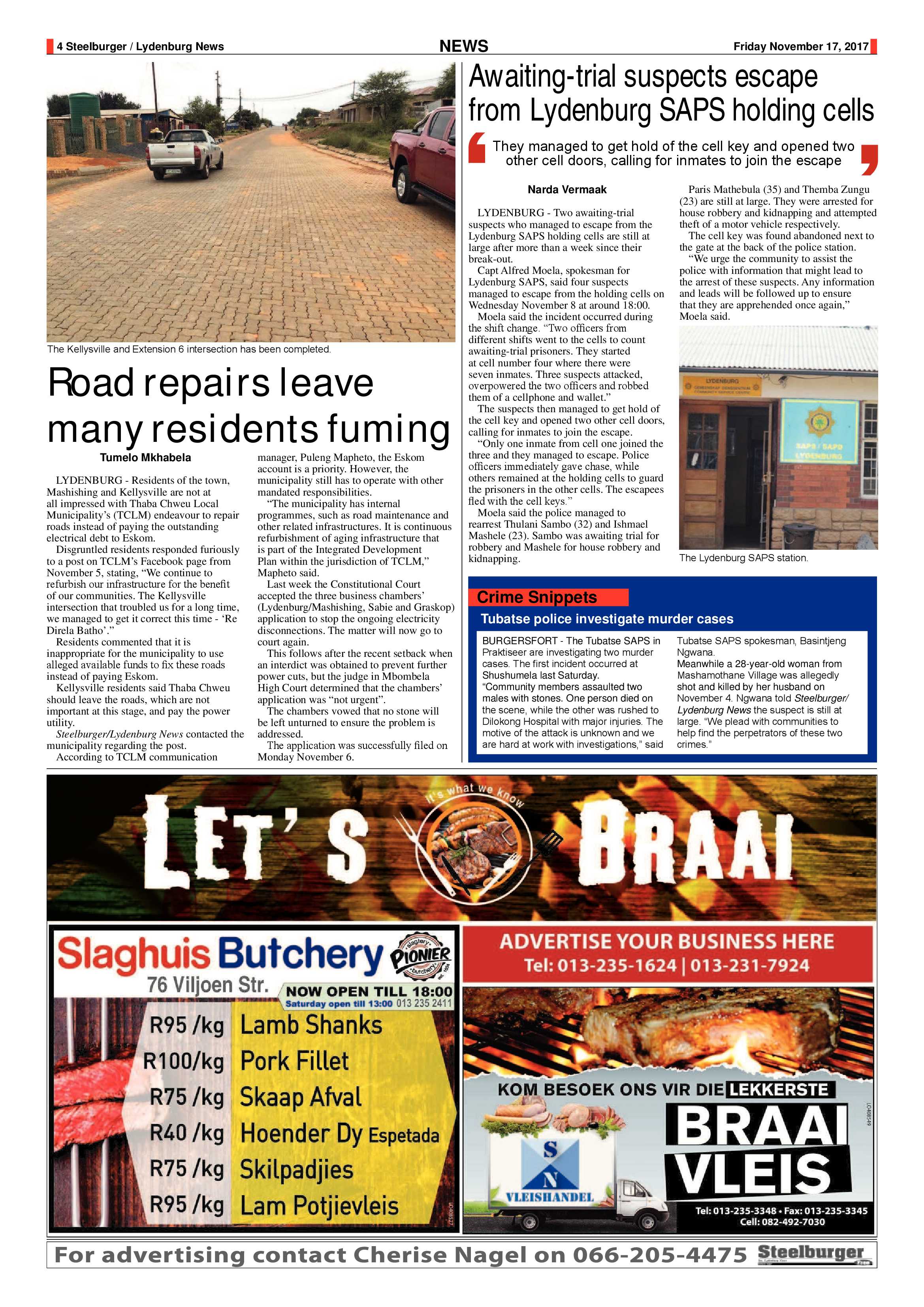 Steelburger News 17 November 2017 page 4