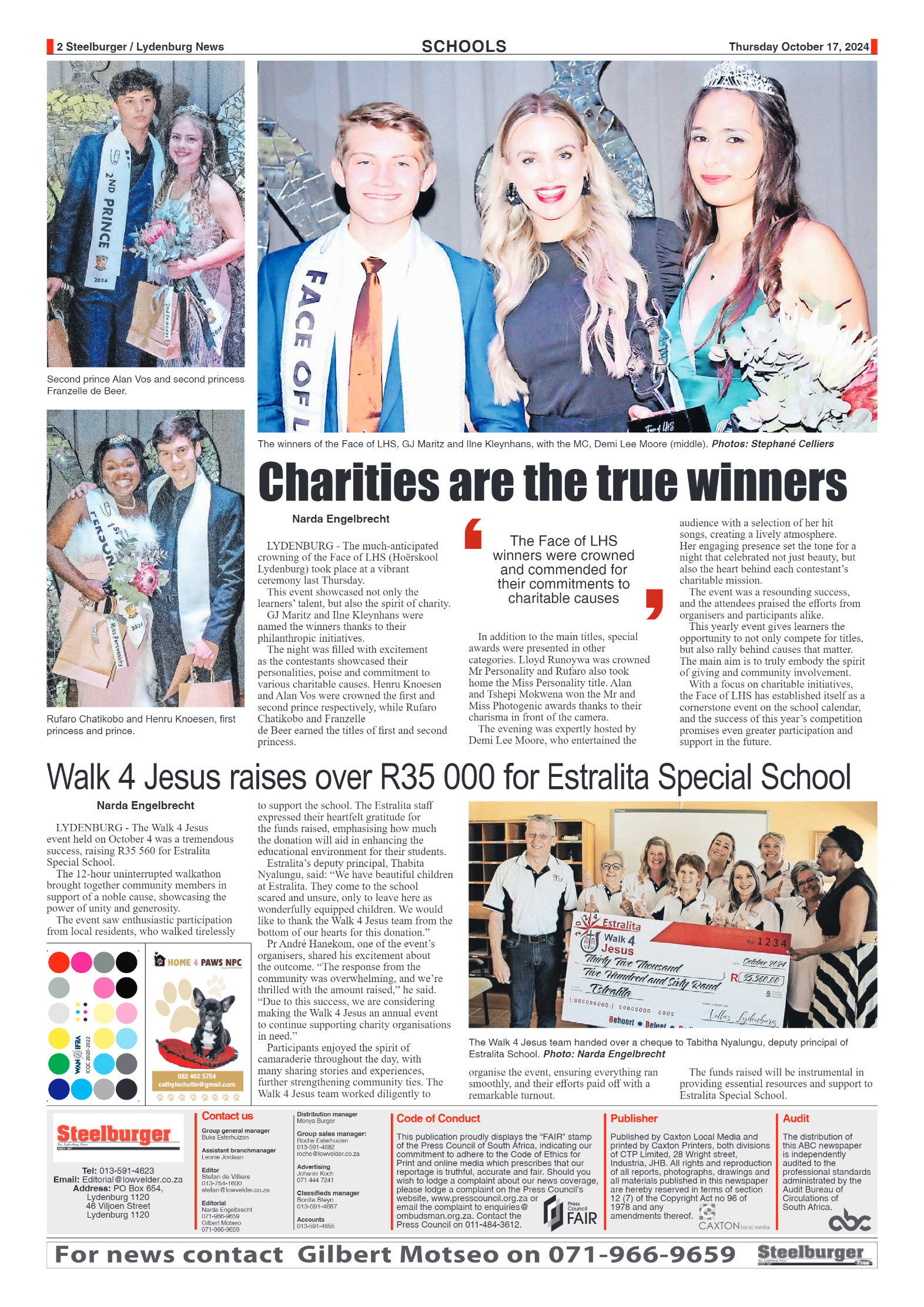 Steelburger News 17 October 2024 page 2