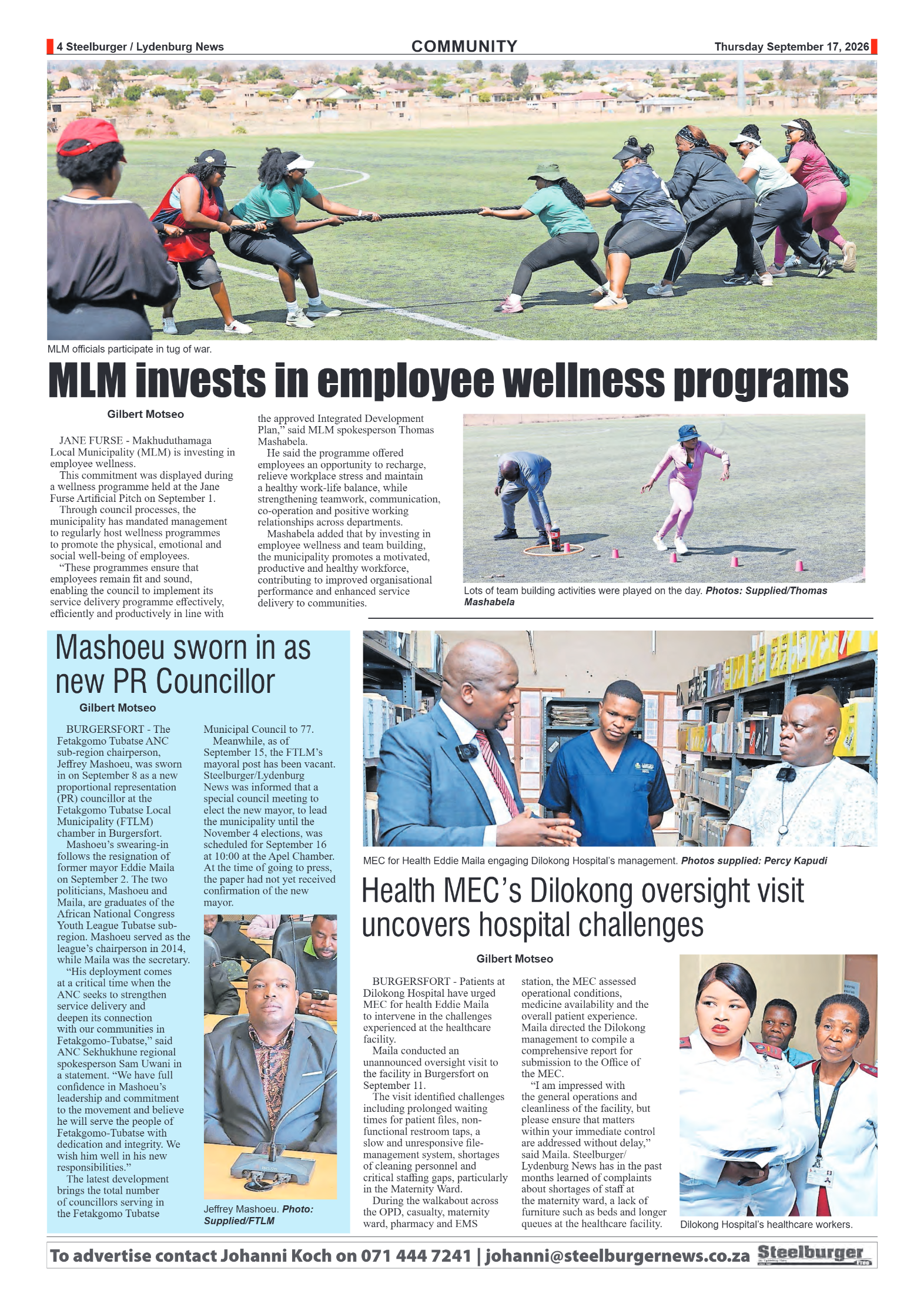 Steelburger News 17 September 2026 page 4