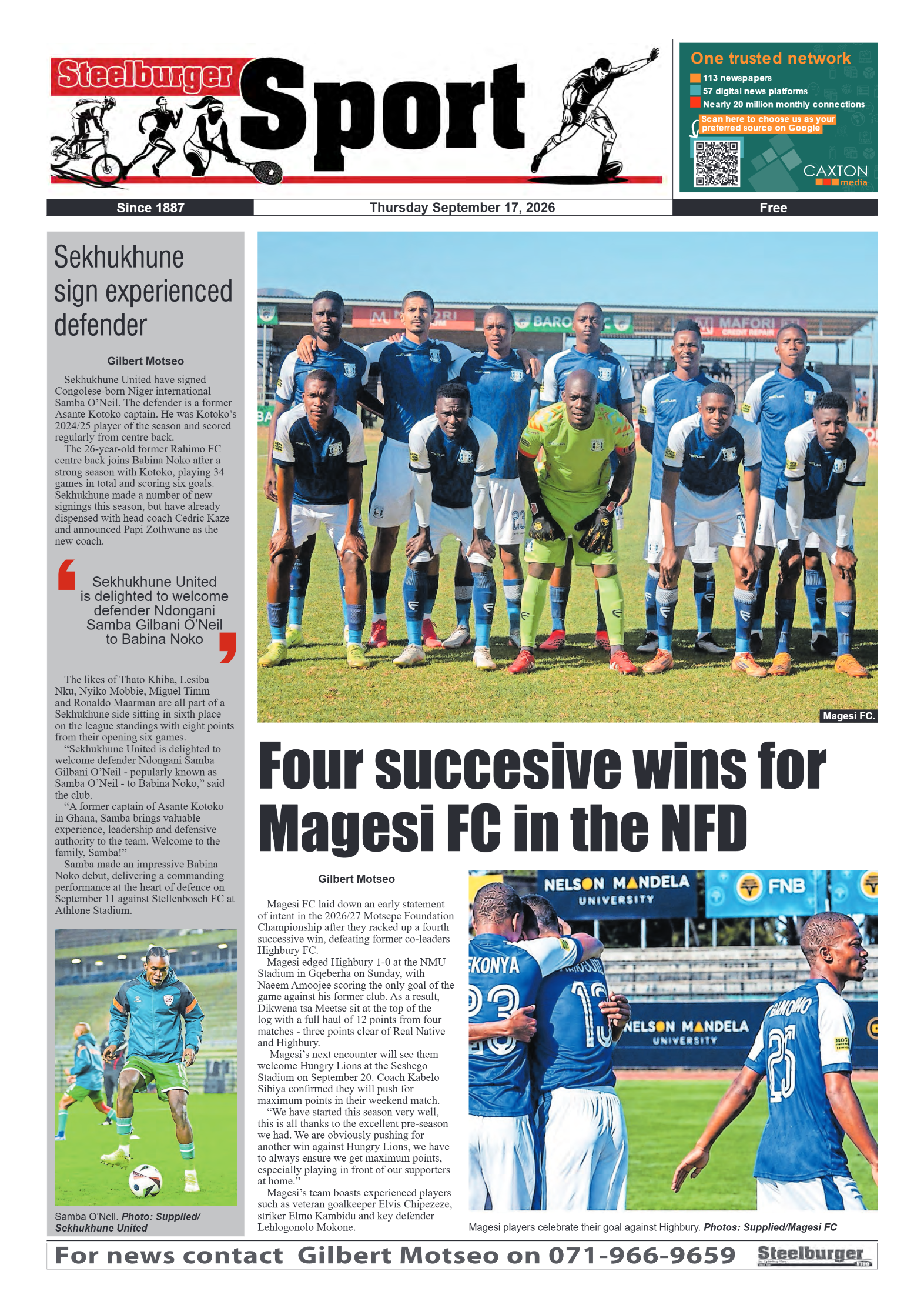 Steelburger News 17 September 2026 page 8