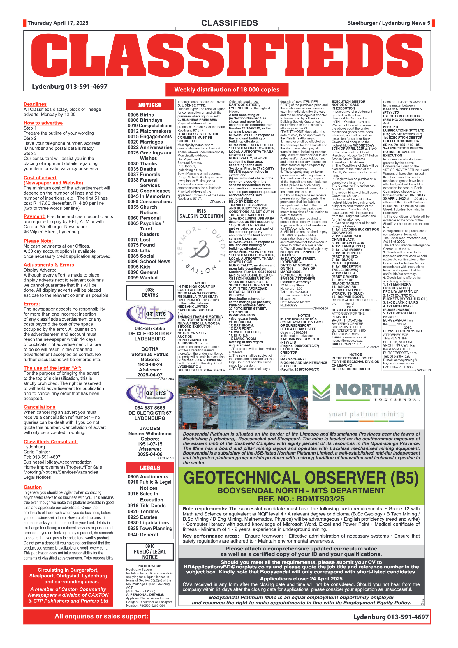 Steelburger News 17 April 2025 page 5