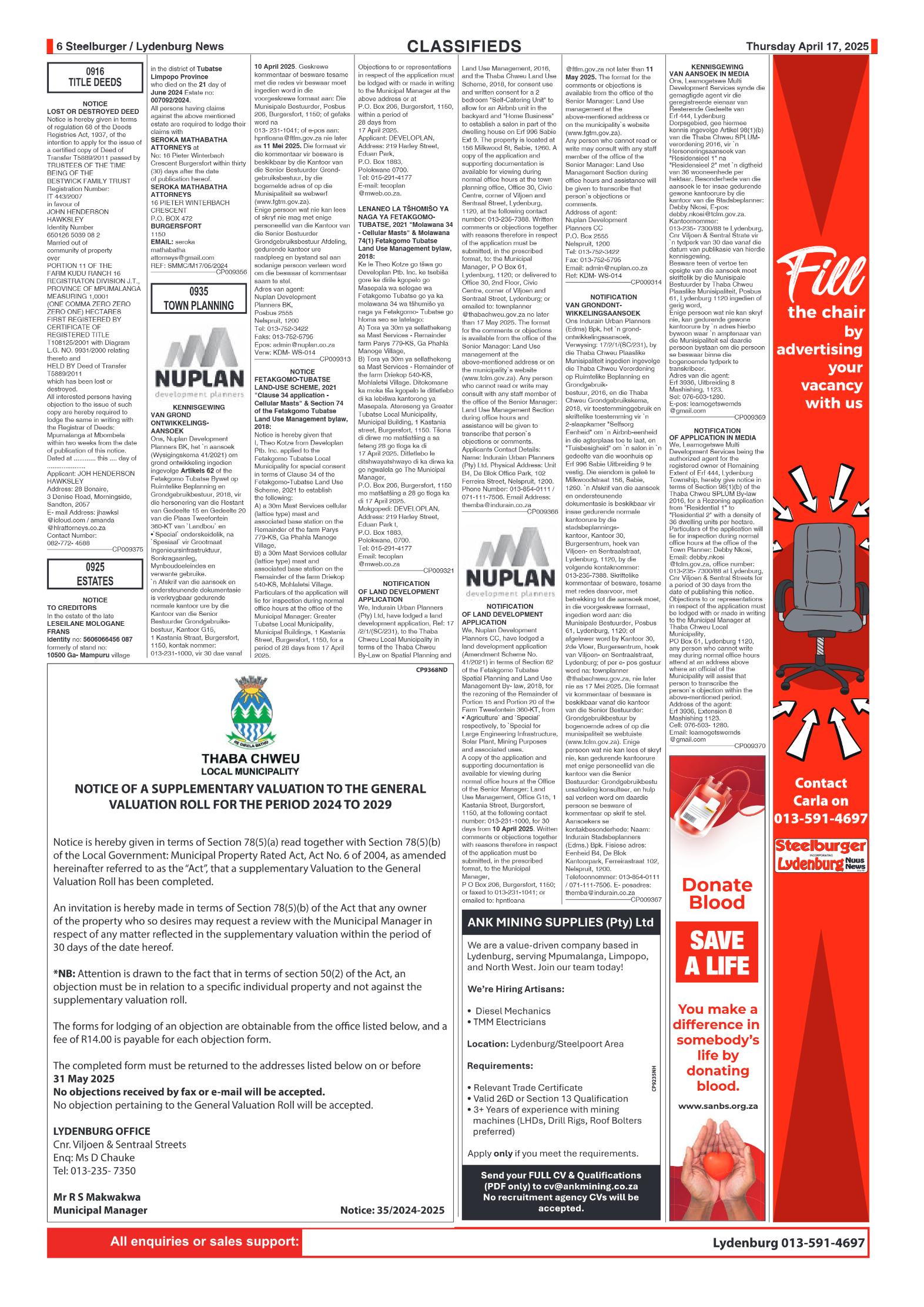 Steelburger News 17 April 2025 page 6