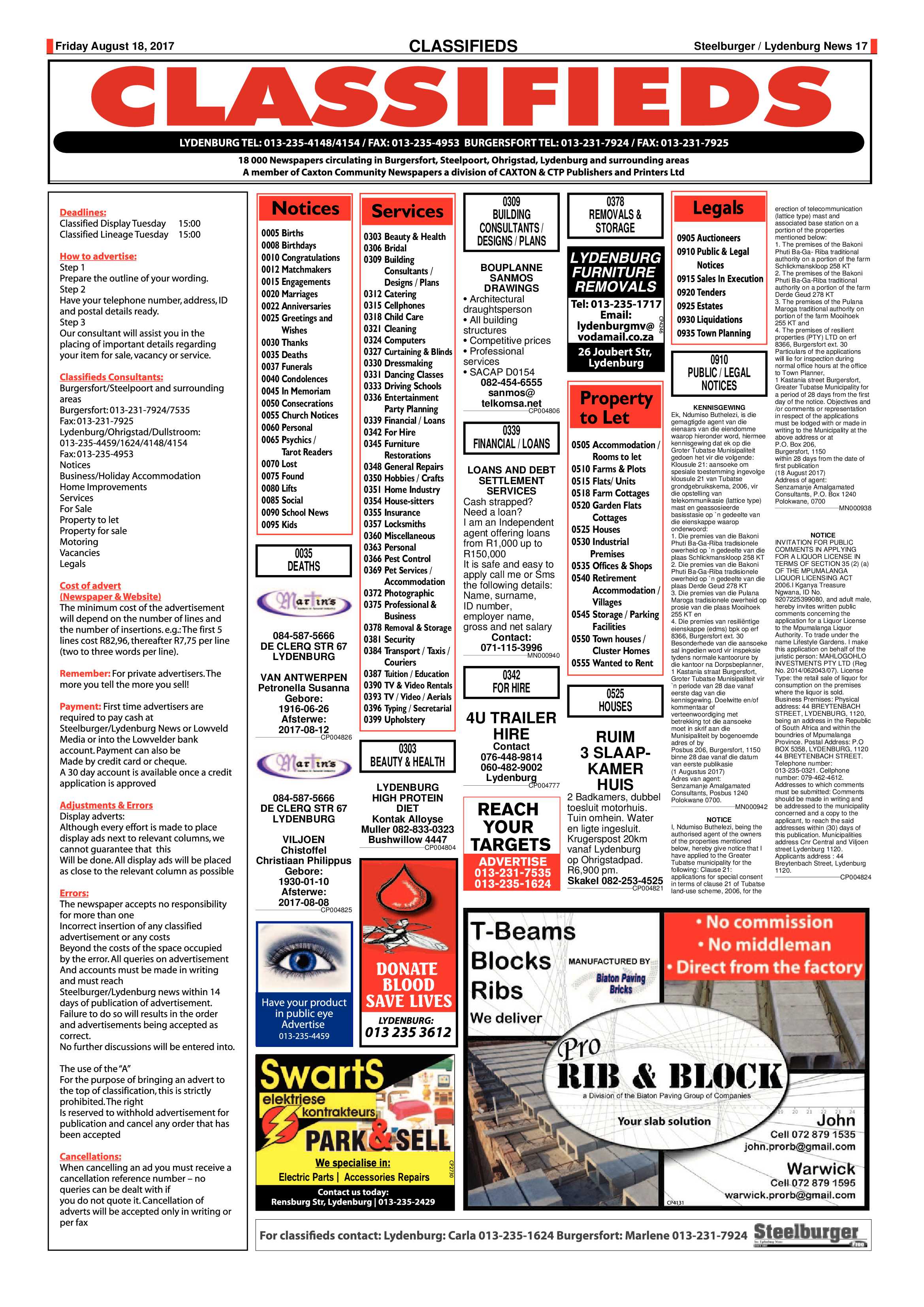 Steelburger News 18 August 2017 page 15