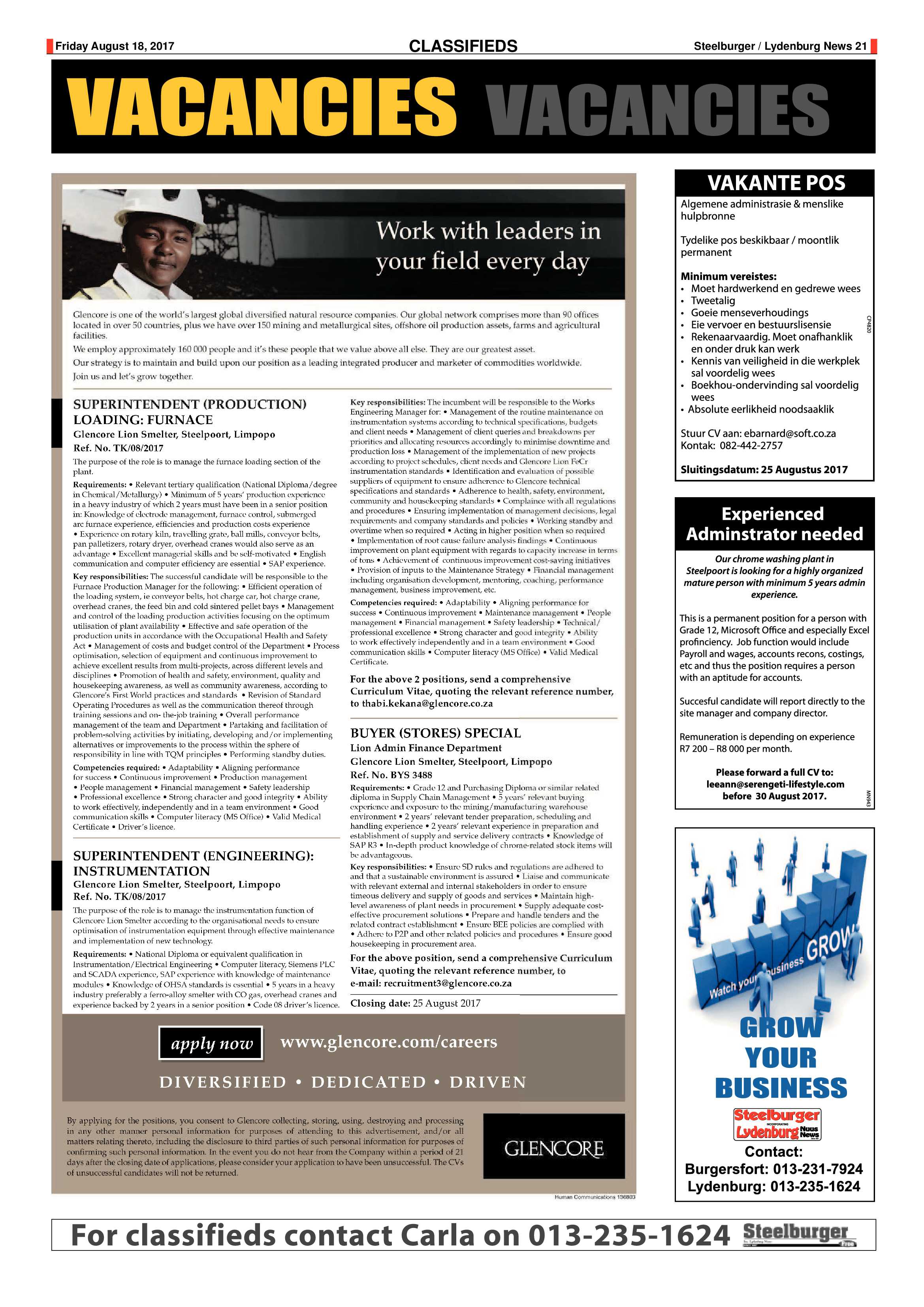 Steelburger News 18 August 2017 page 19