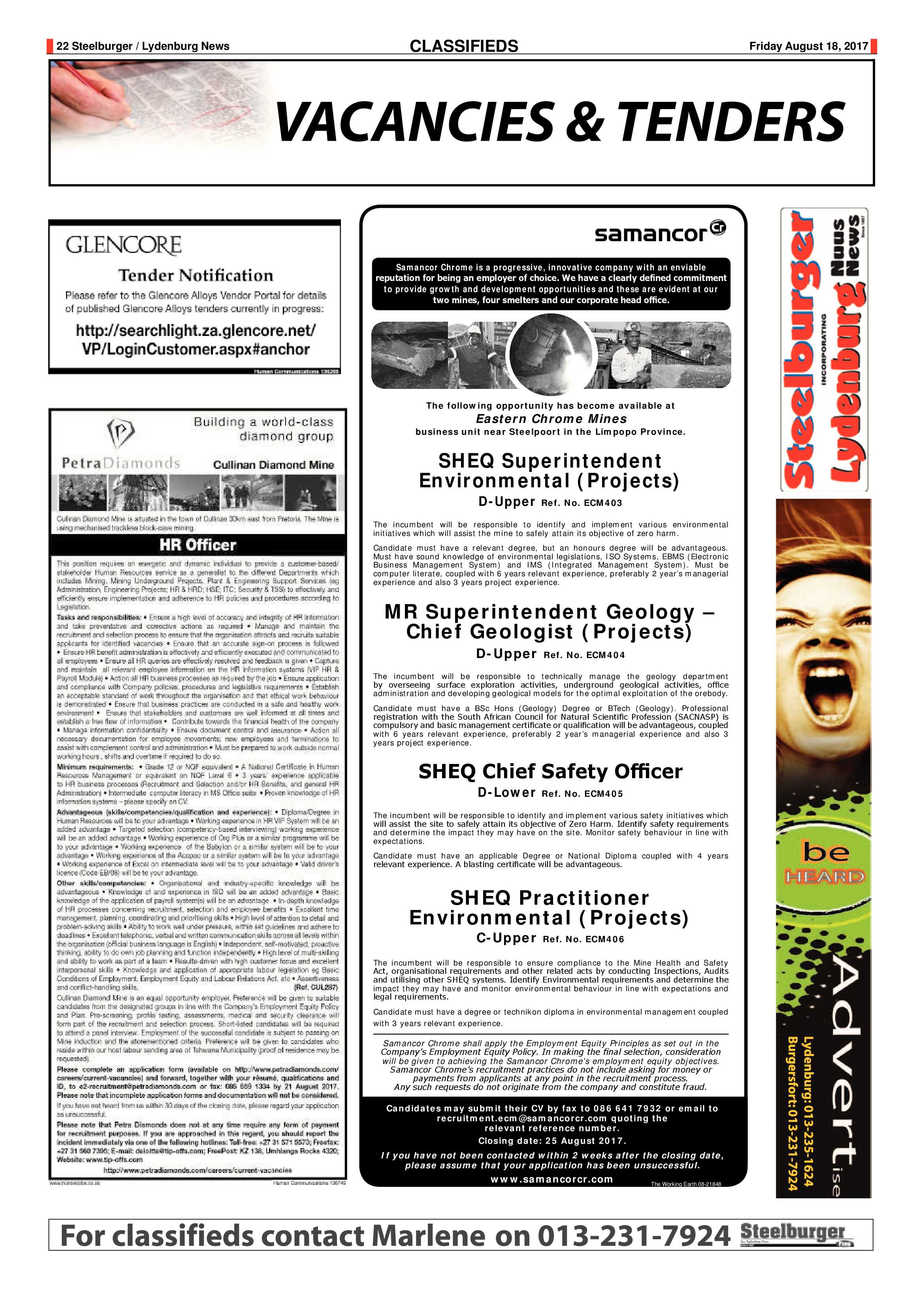 Steelburger News 18 August 2017 page 20