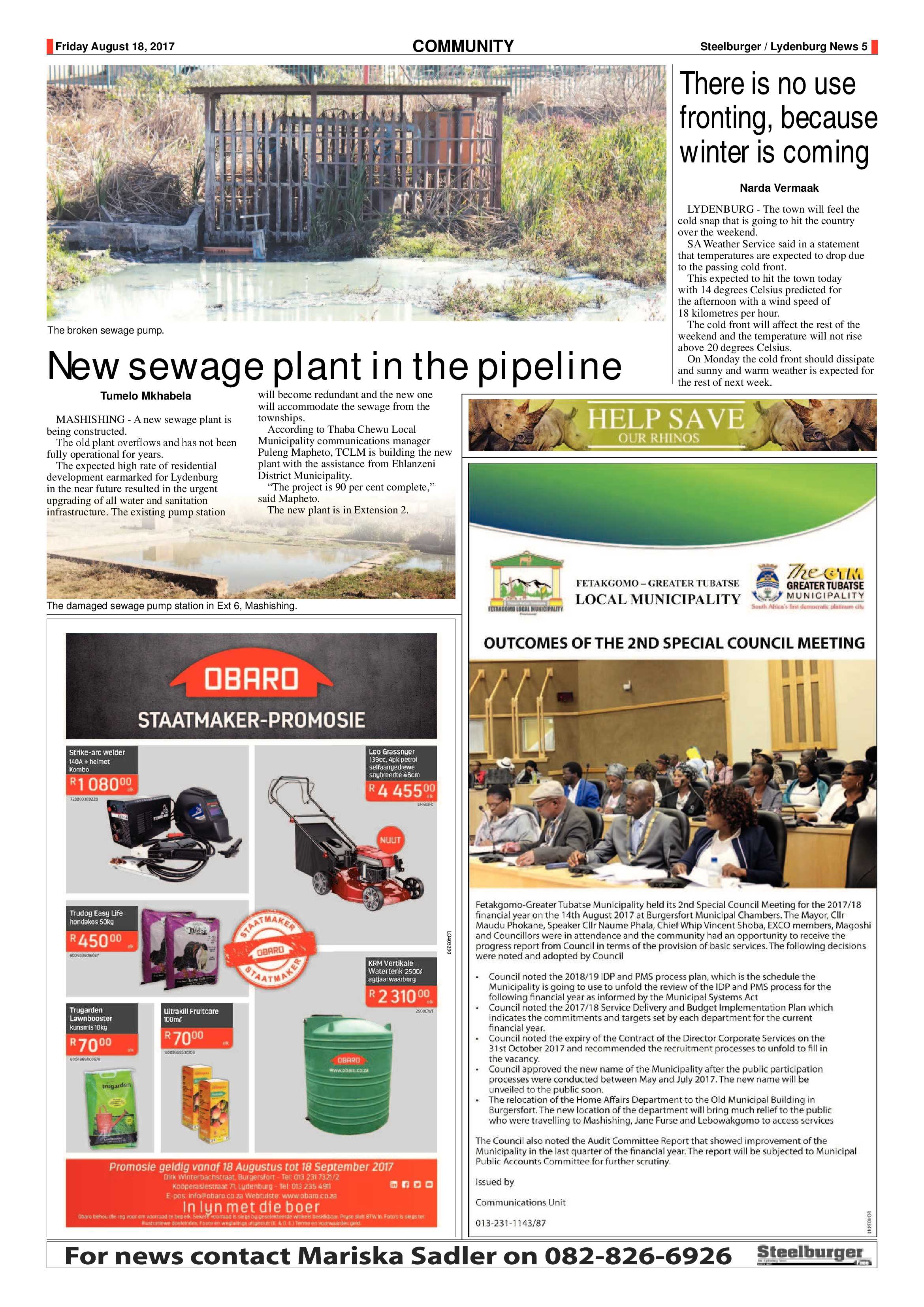 Steelburger News 18 August 2017 page 5
