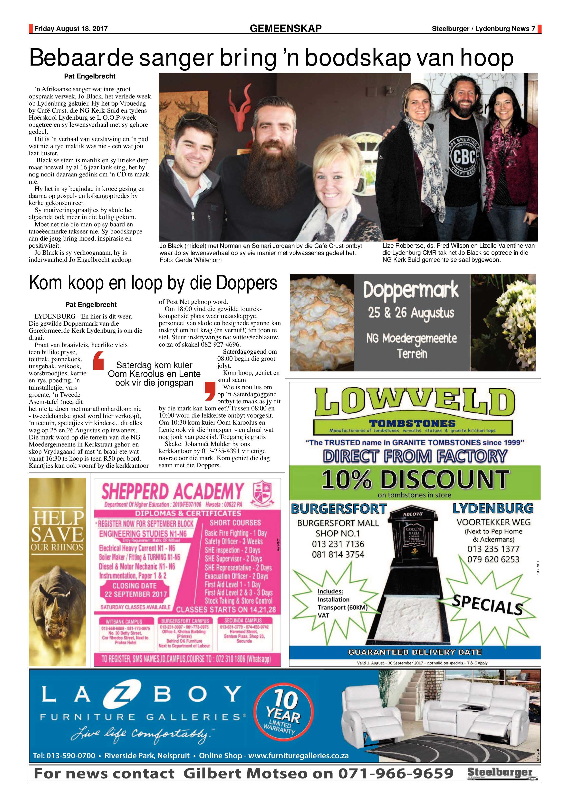 Steelburger News 18 August 2017 page 7