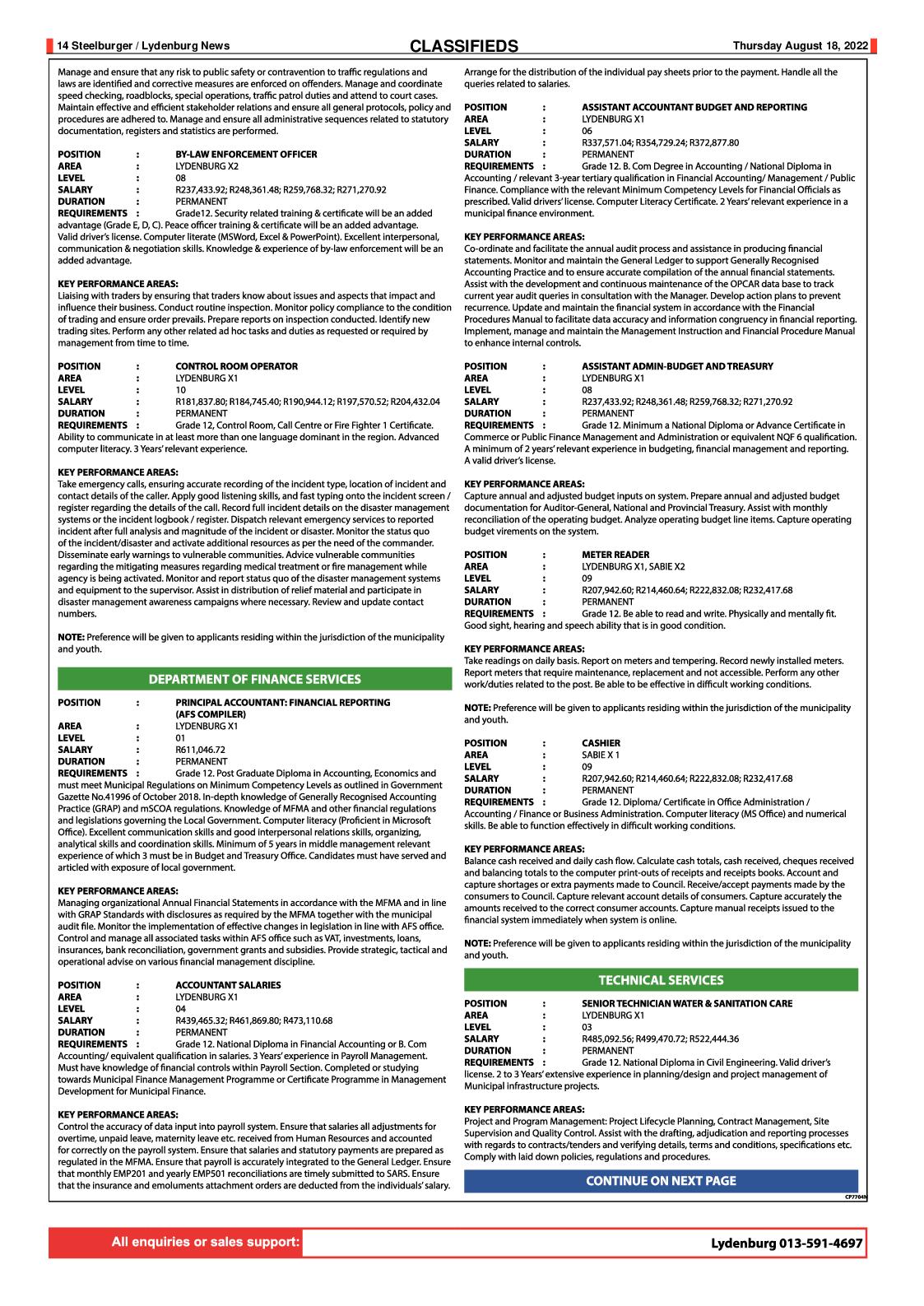 Steelburger News 18 August 2022 page 14