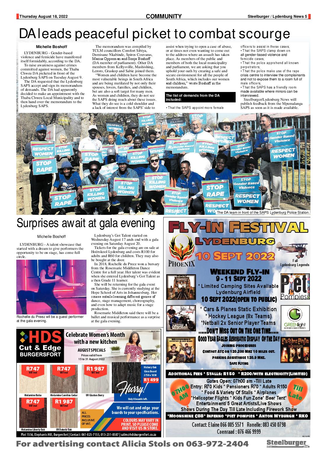 Steelburger News 18 August 2022 page 5