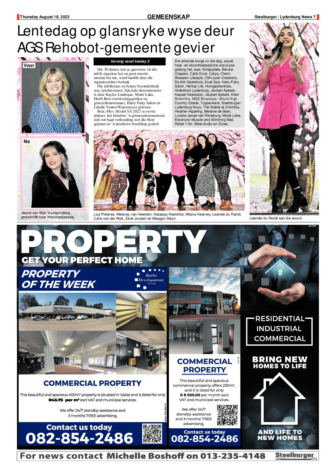 Steelburger News 18 August 2022 page 7