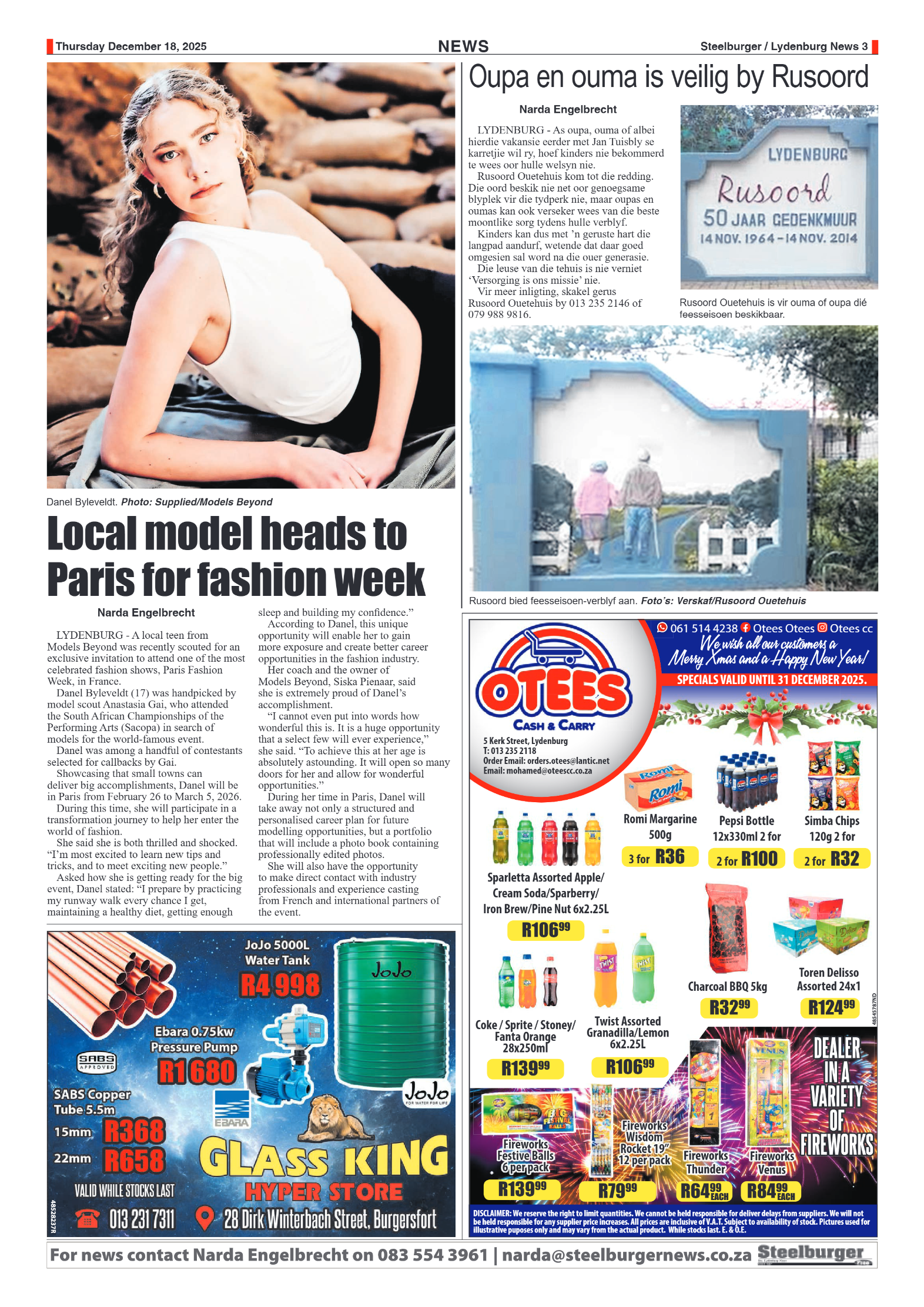 Steelburger News 18 December 2025 page 3