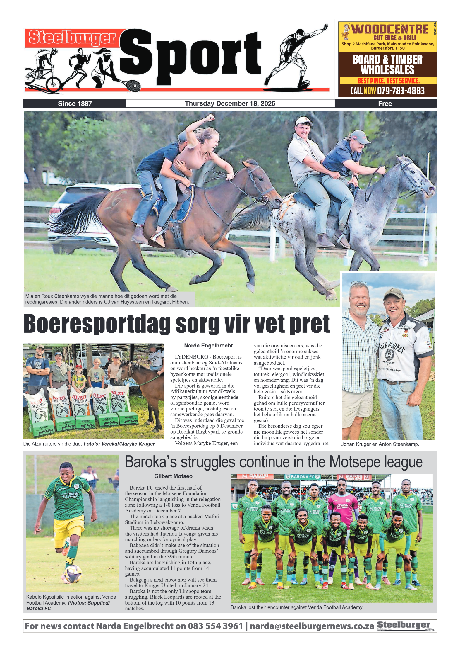 Steelburger News 18 December 2025 page 8