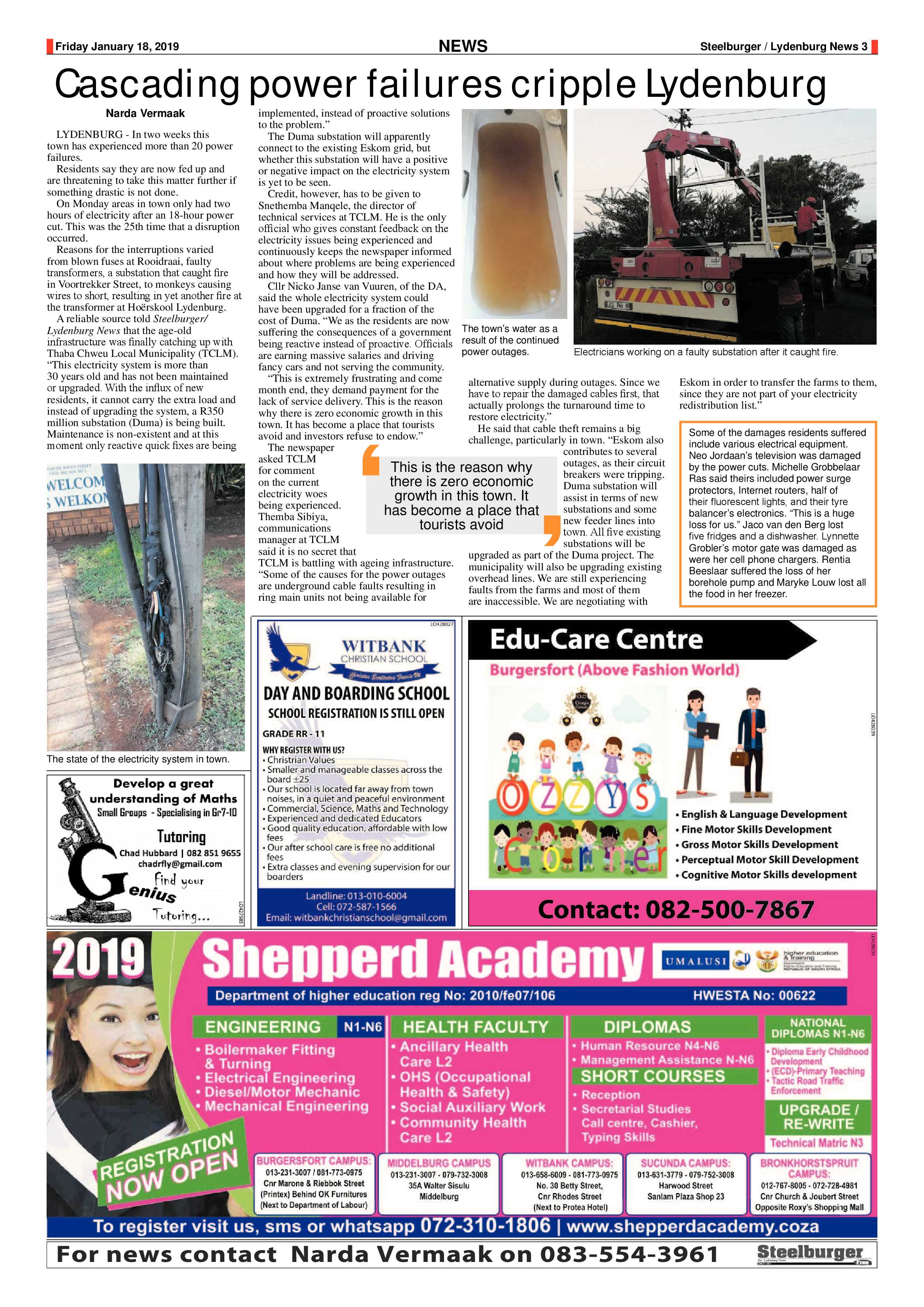 Steelburger News 18 January 2019 page 3