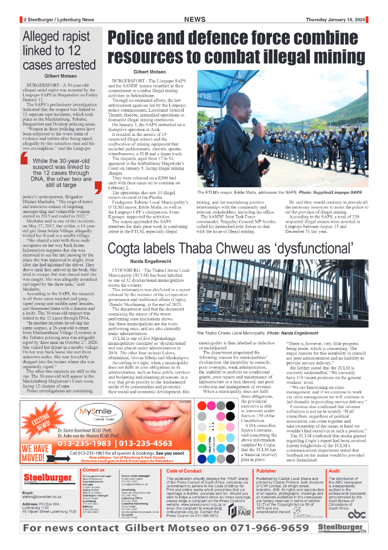 Steelburger News 18 January 2024 page 2