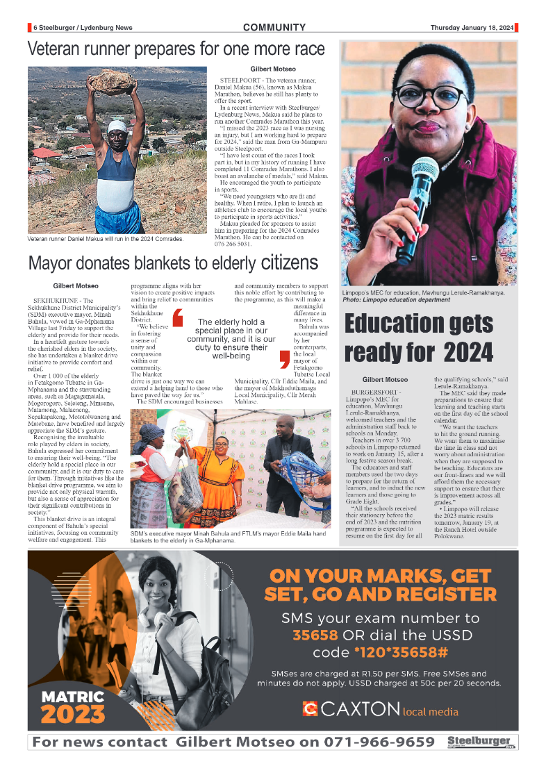 Steelburger News 18 January 2024 page 6