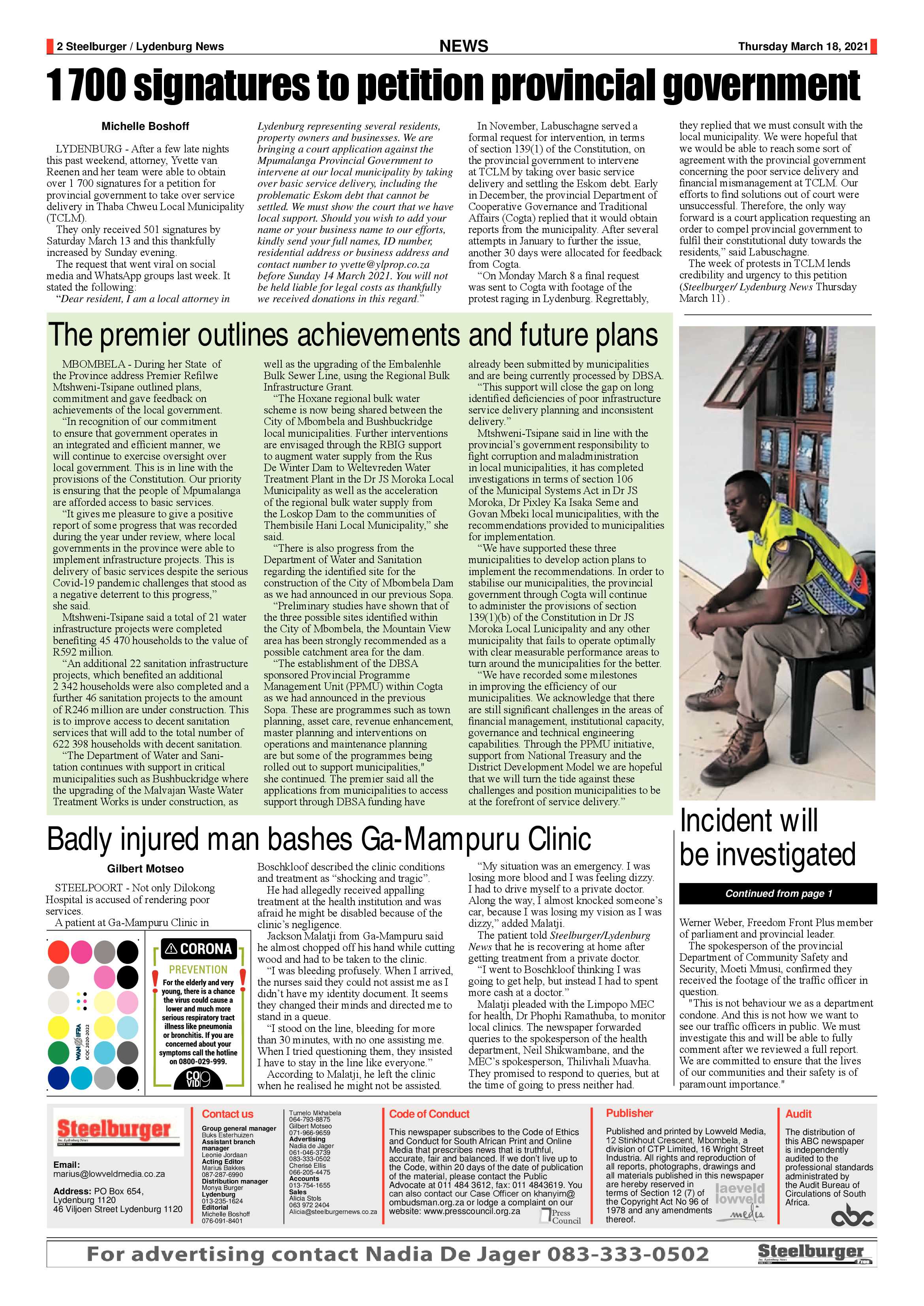 Steelburger News 18 March 2021 page 2