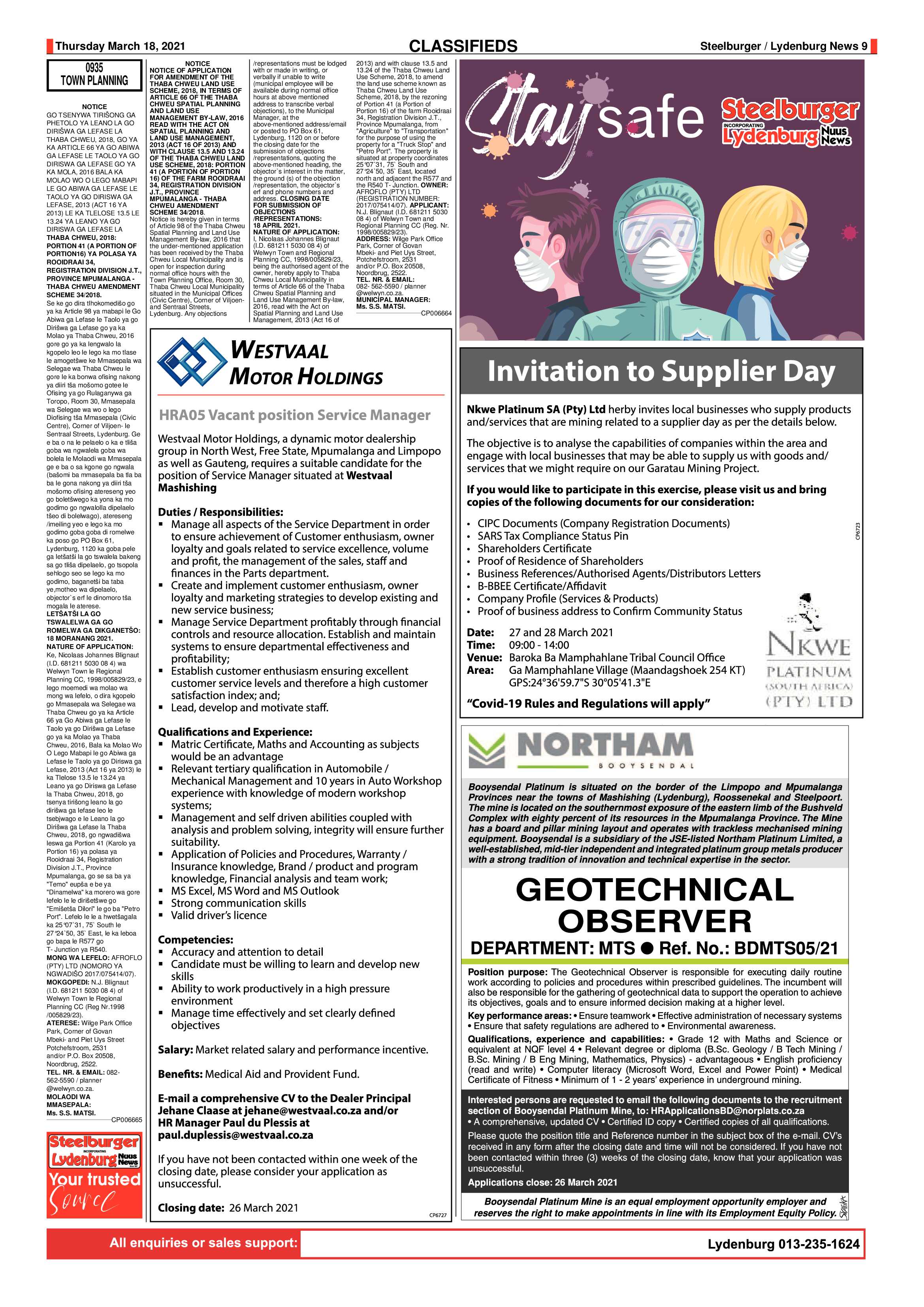 Steelburger News 18 March 2021 page 9